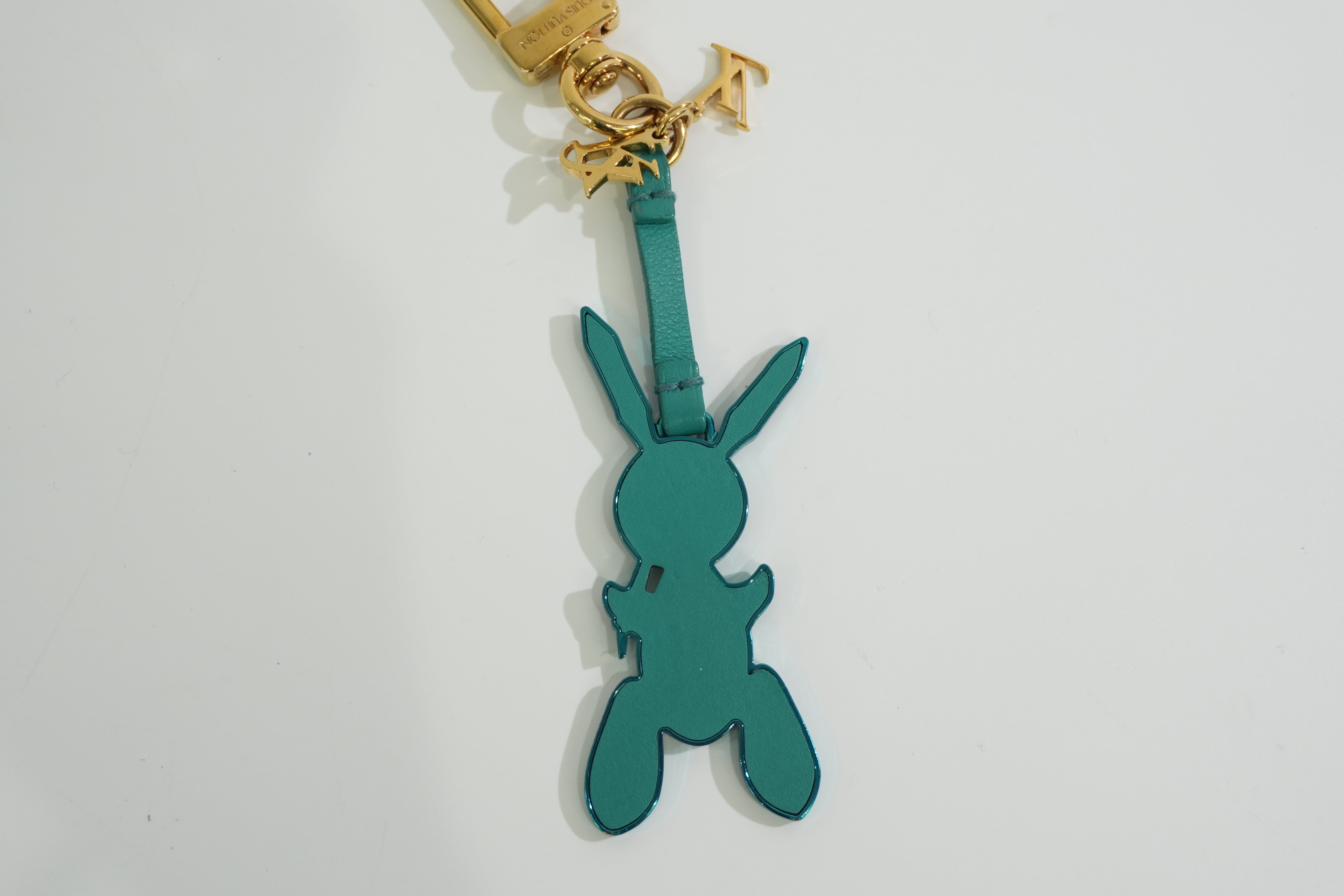 Pre-owned Louis Vuitton Bunny Bag Charm Blue