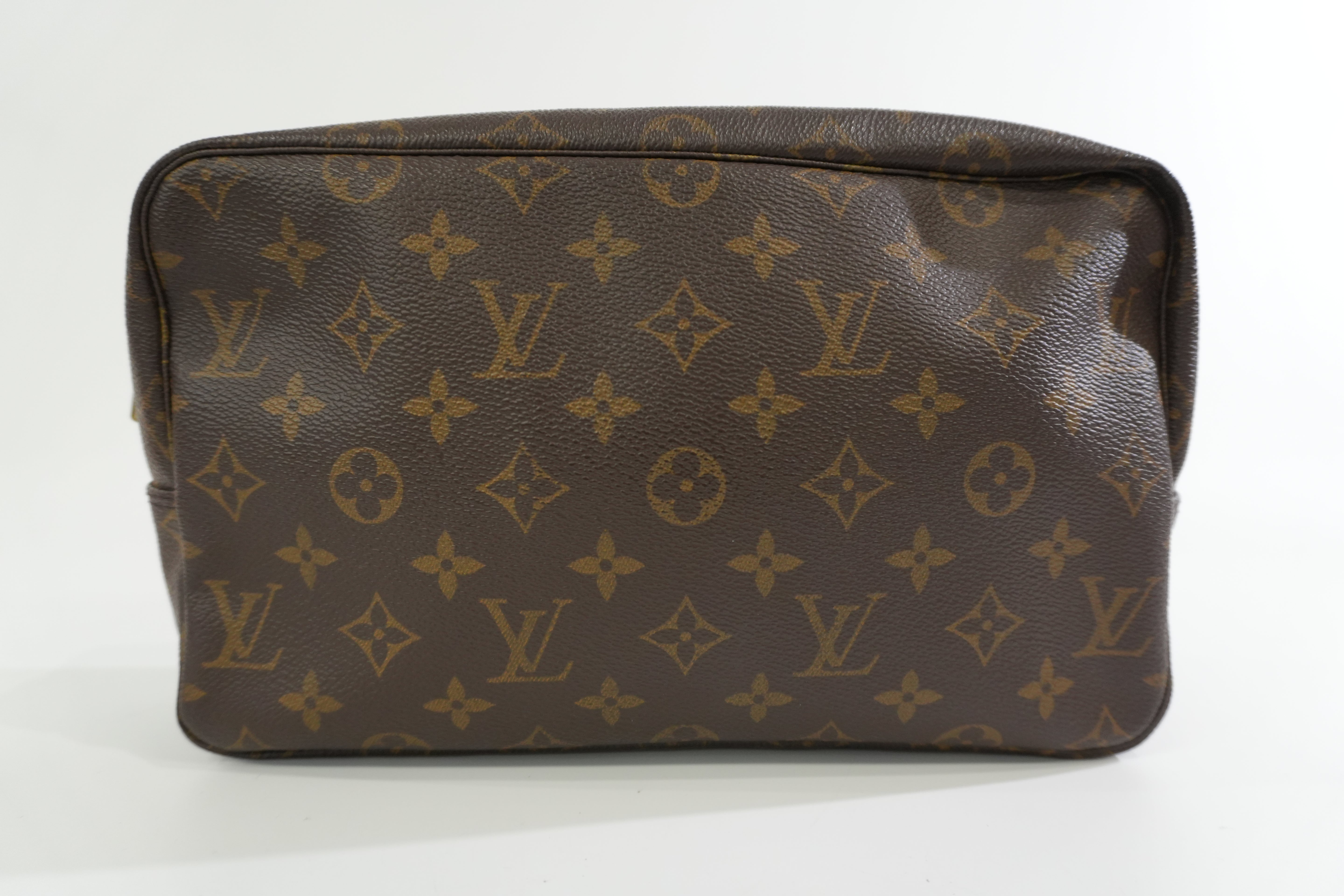 Louis Vuitton Monogram Trousse 28 Pouch Used