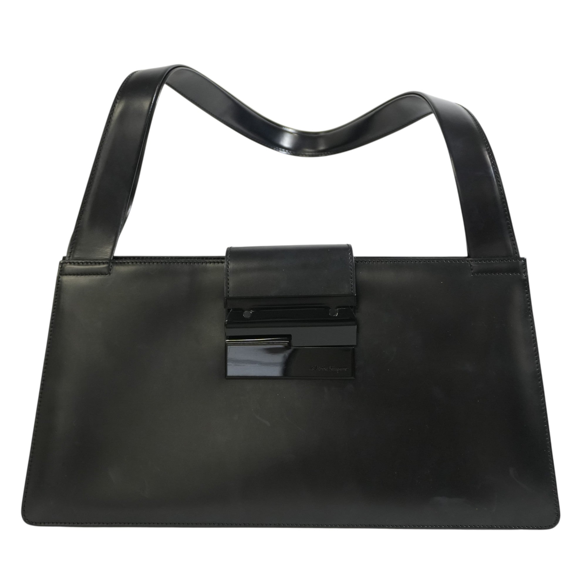 Pre-owned Ferragamo Tote Bag Black