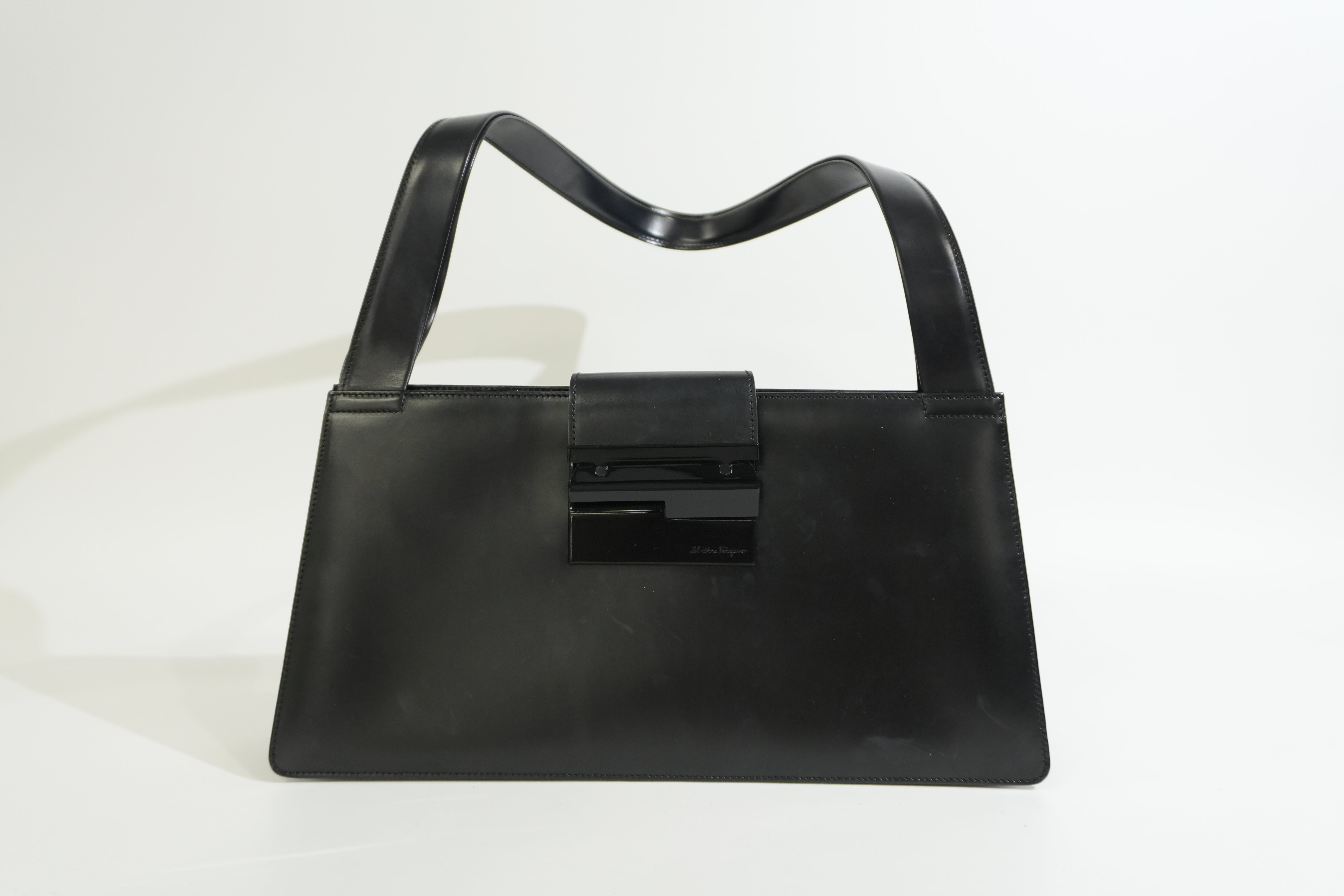 Pre-owned Ferragamo Tote Bag Black