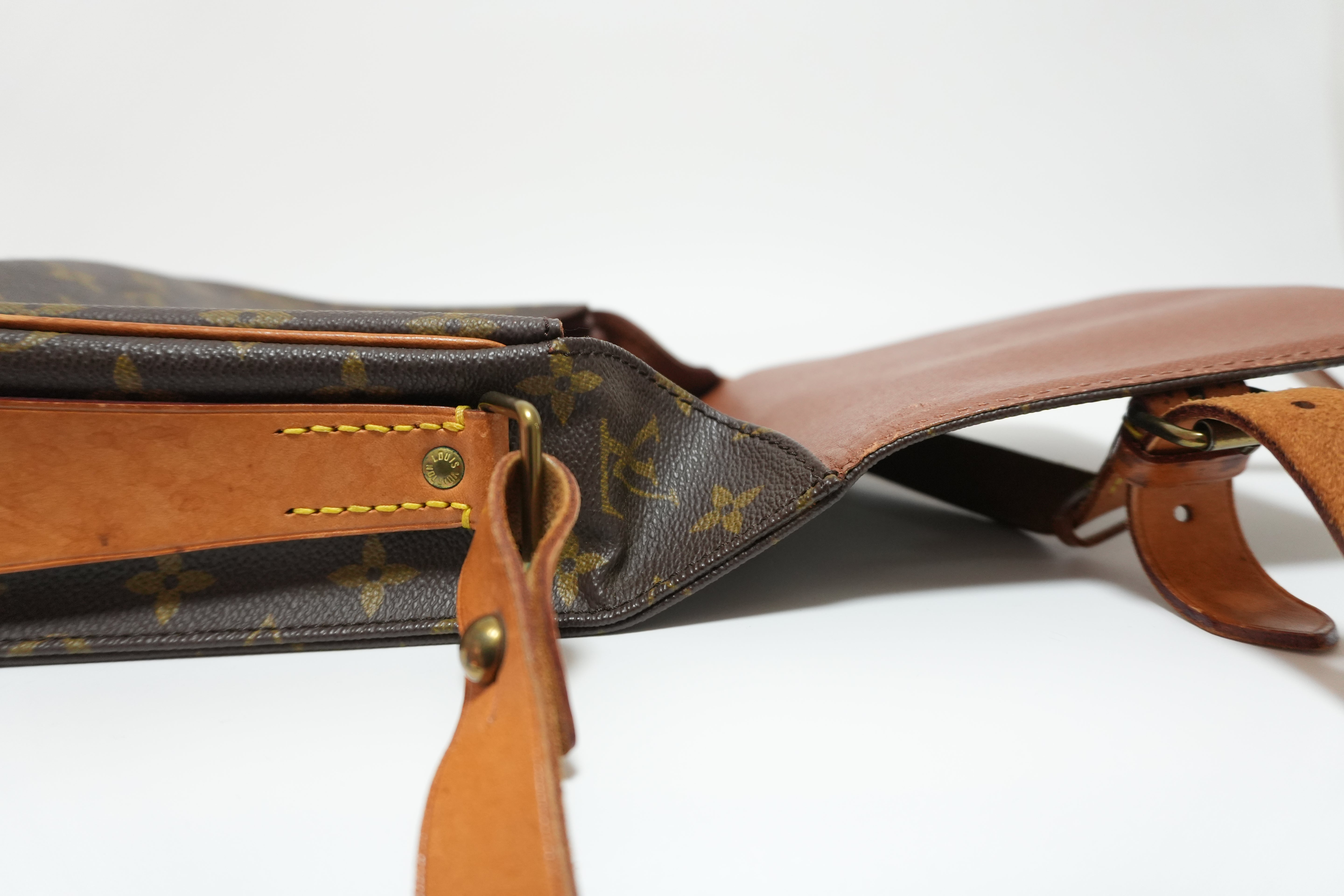 Louis Vuitton Monogram Cartouchiere 22 Shoulder Bag Used