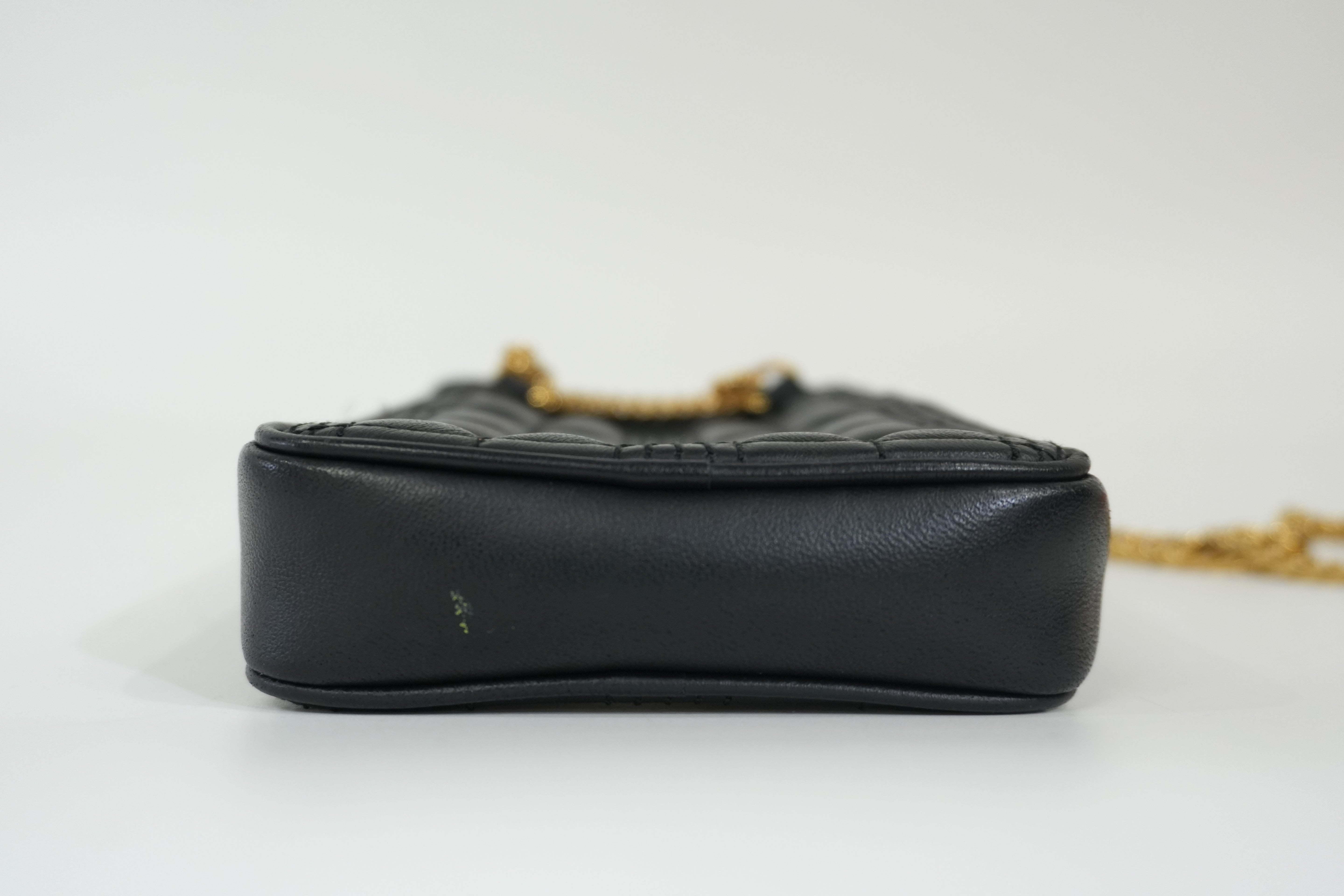 Pre-owned Burberry Mini Vertical Lola Pouch Crossbody Bag Black