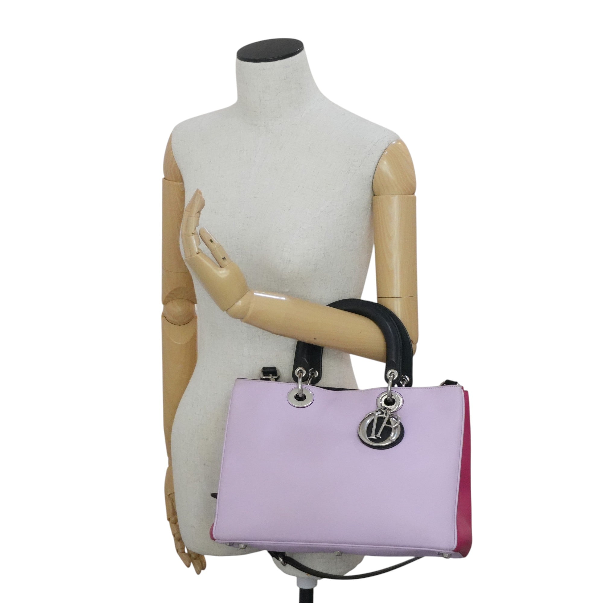 Pre-owned Dior Diorissimo Tote Bag Purple