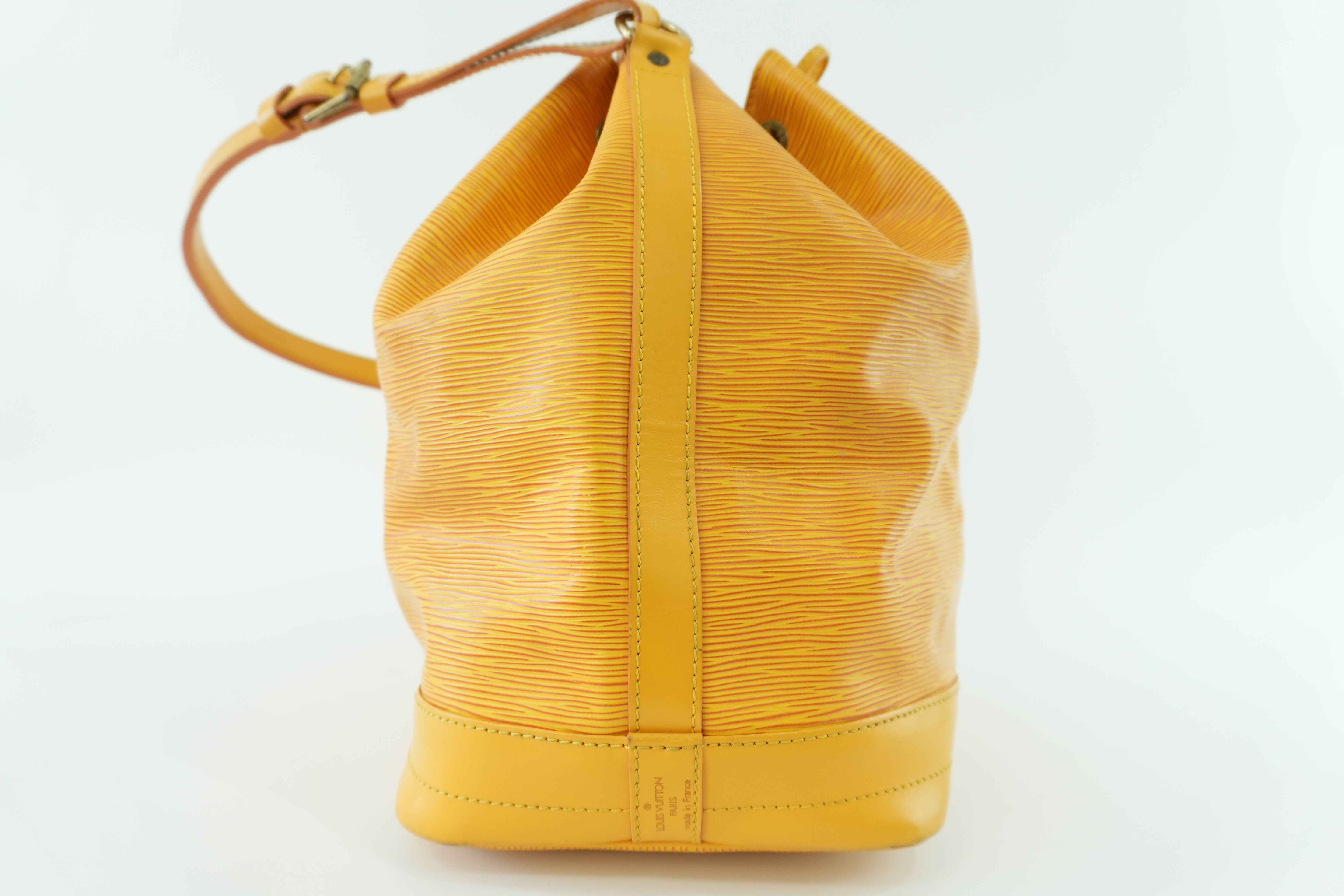 Louis Vuitton Noe GM Shoulder Bag Yellow Used