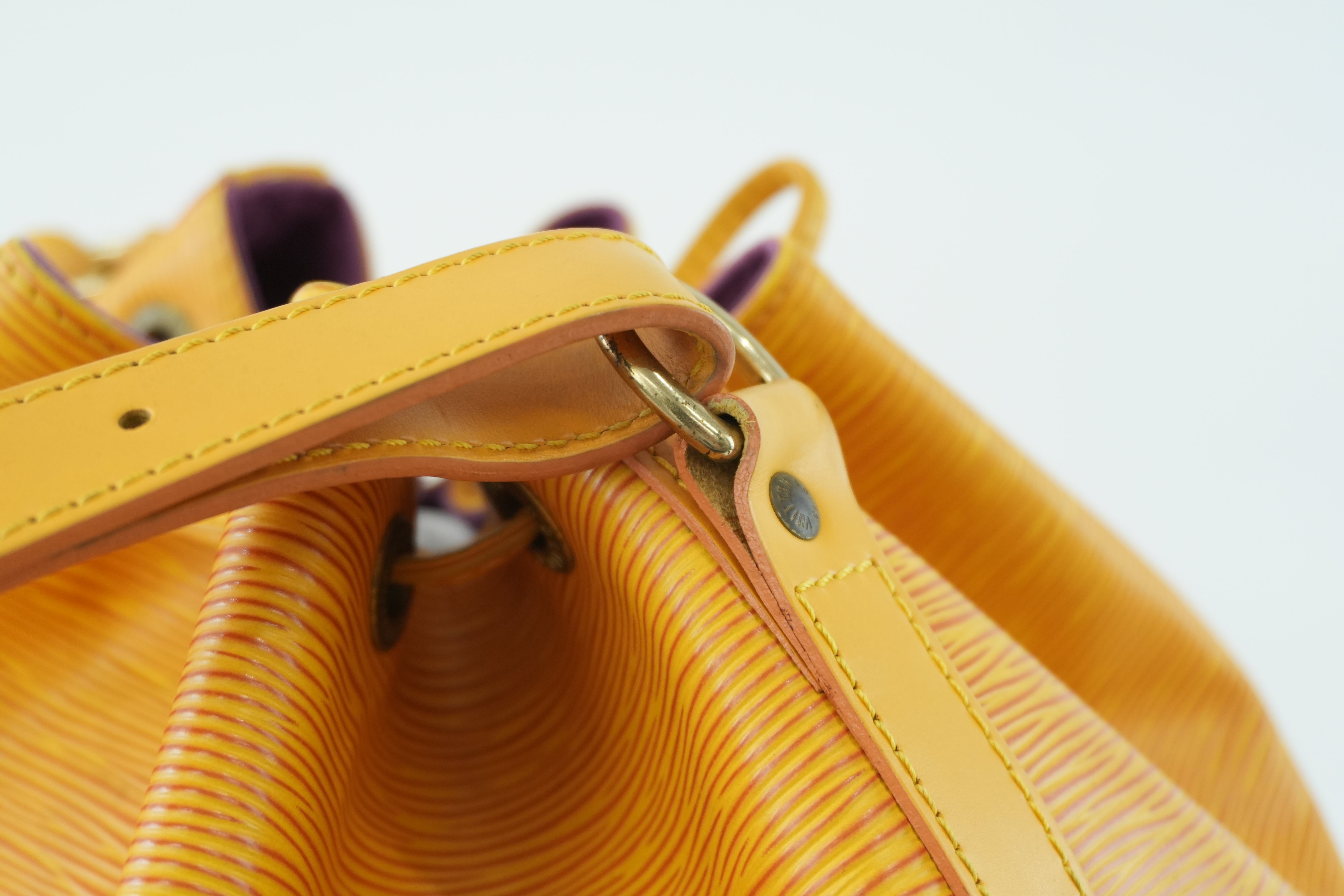 Louis Vuitton Noe GM Shoulder Bag Yellow Used