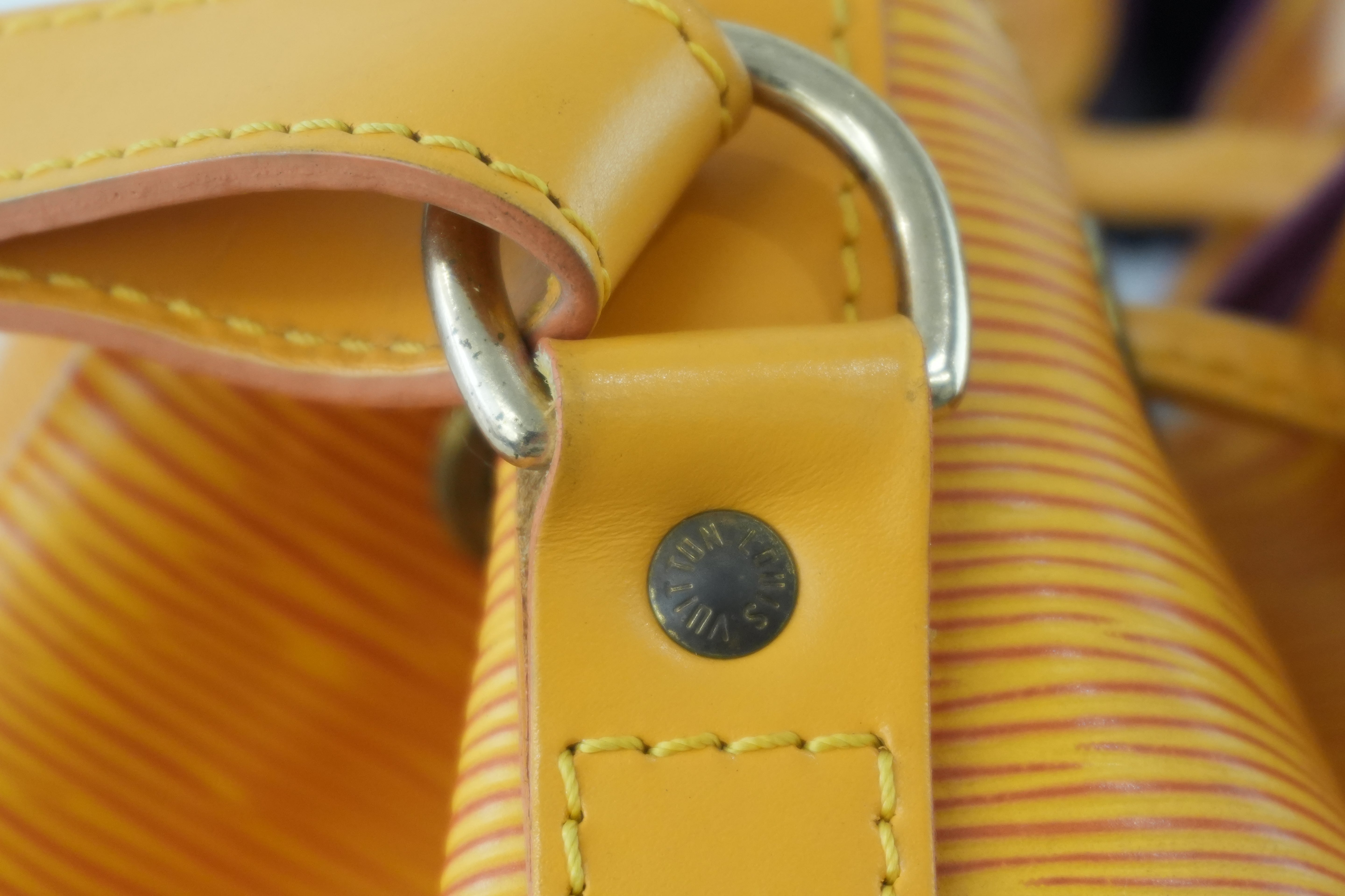 Louis Vuitton Noe GM Shoulder Bag Yellow Used