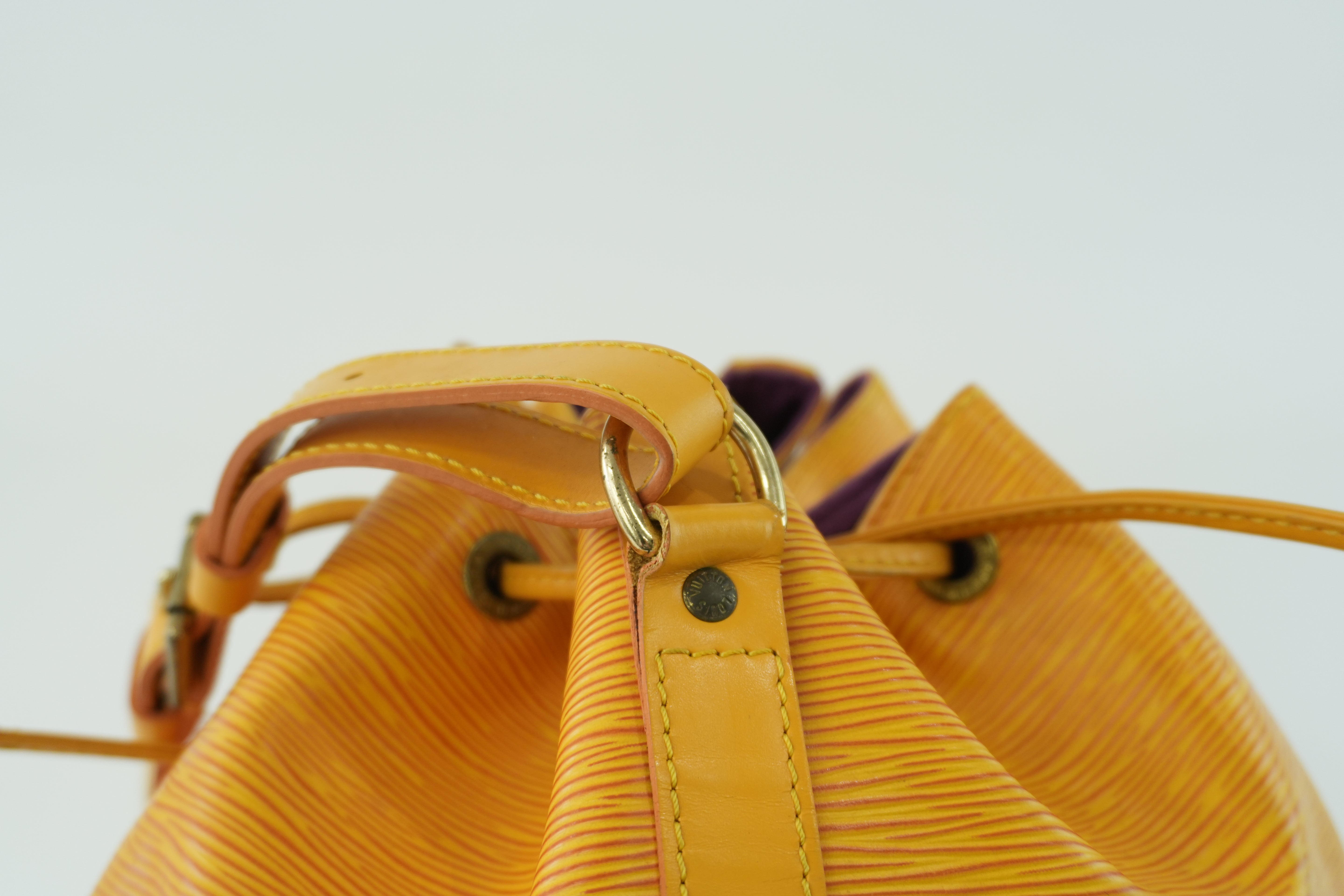 Louis Vuitton Noe GM Shoulder Bag Yellow Used