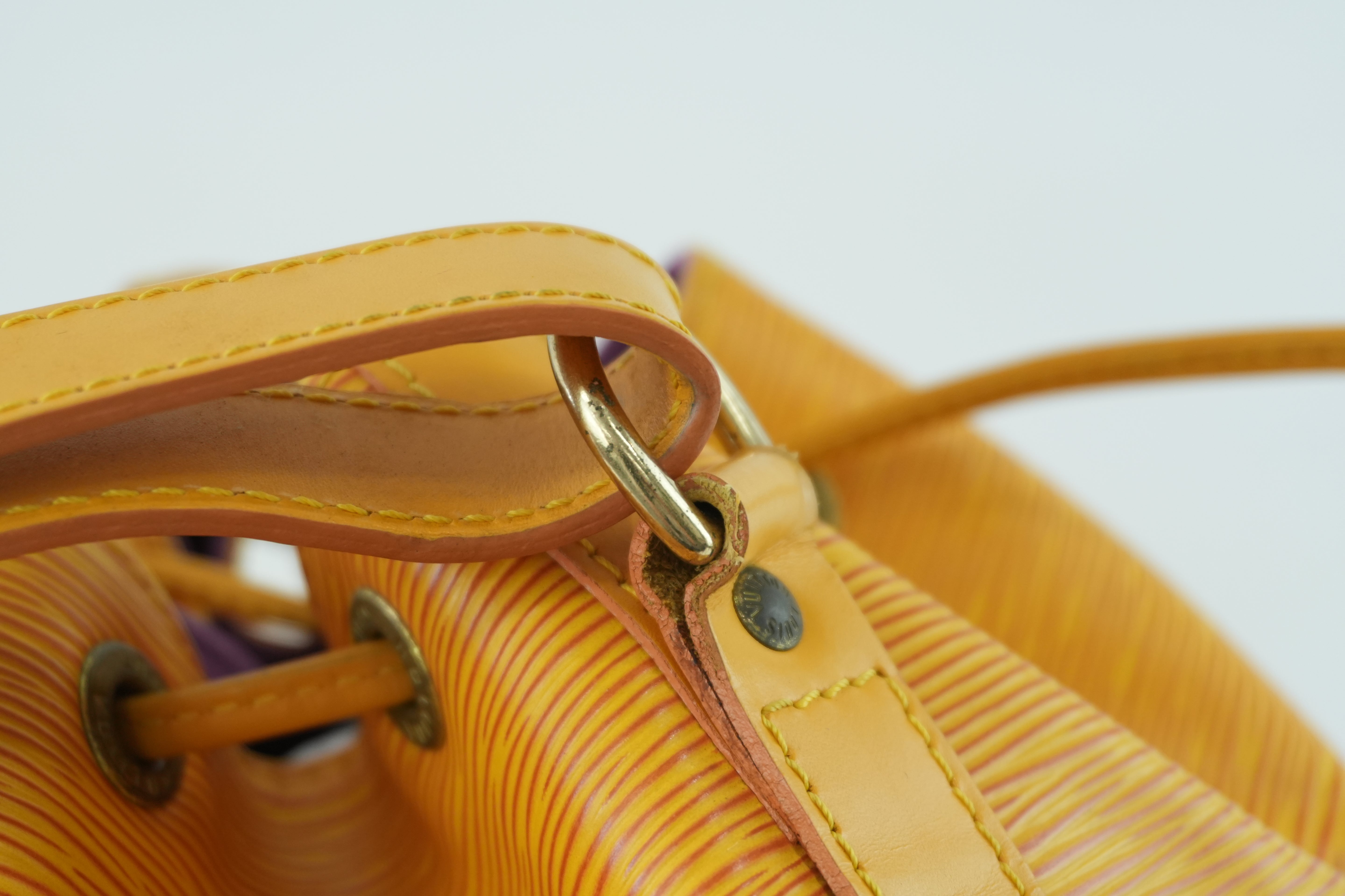 Louis Vuitton Noe GM Shoulder Bag Yellow Used