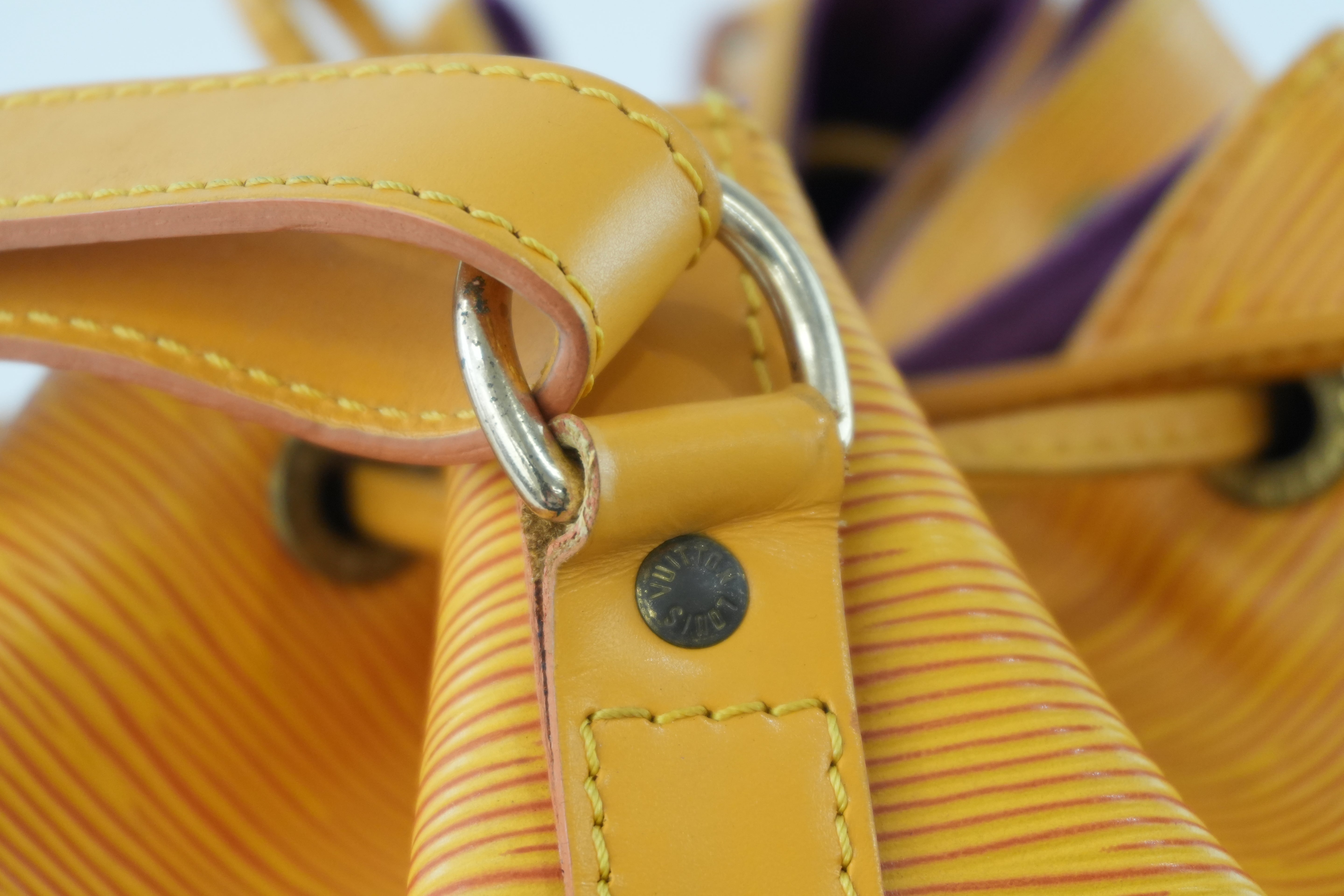 Louis Vuitton Noe GM Shoulder Bag Yellow Used