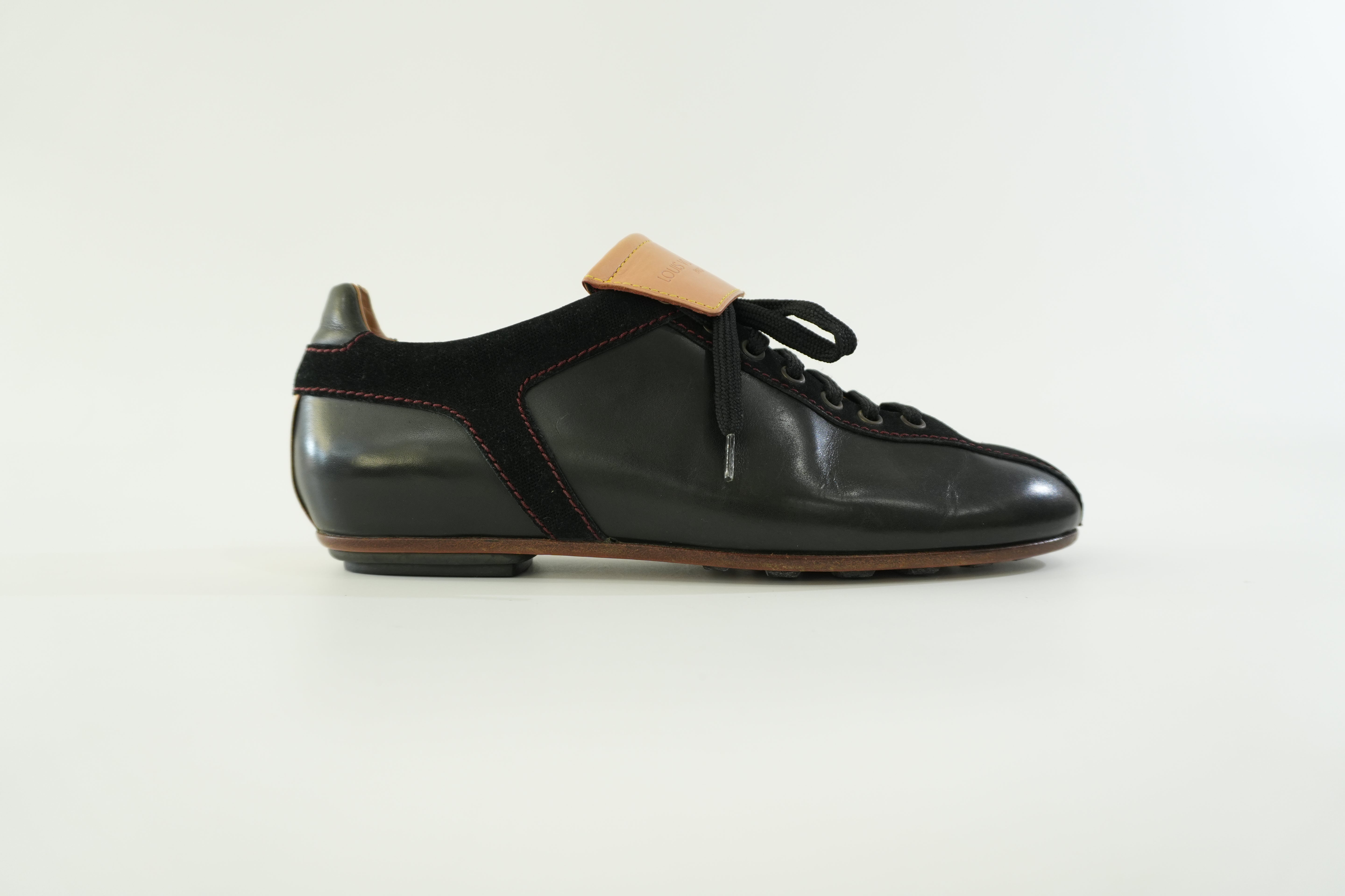 Pre-owned Louis Vuitton Leather Shoes Size 7 Black