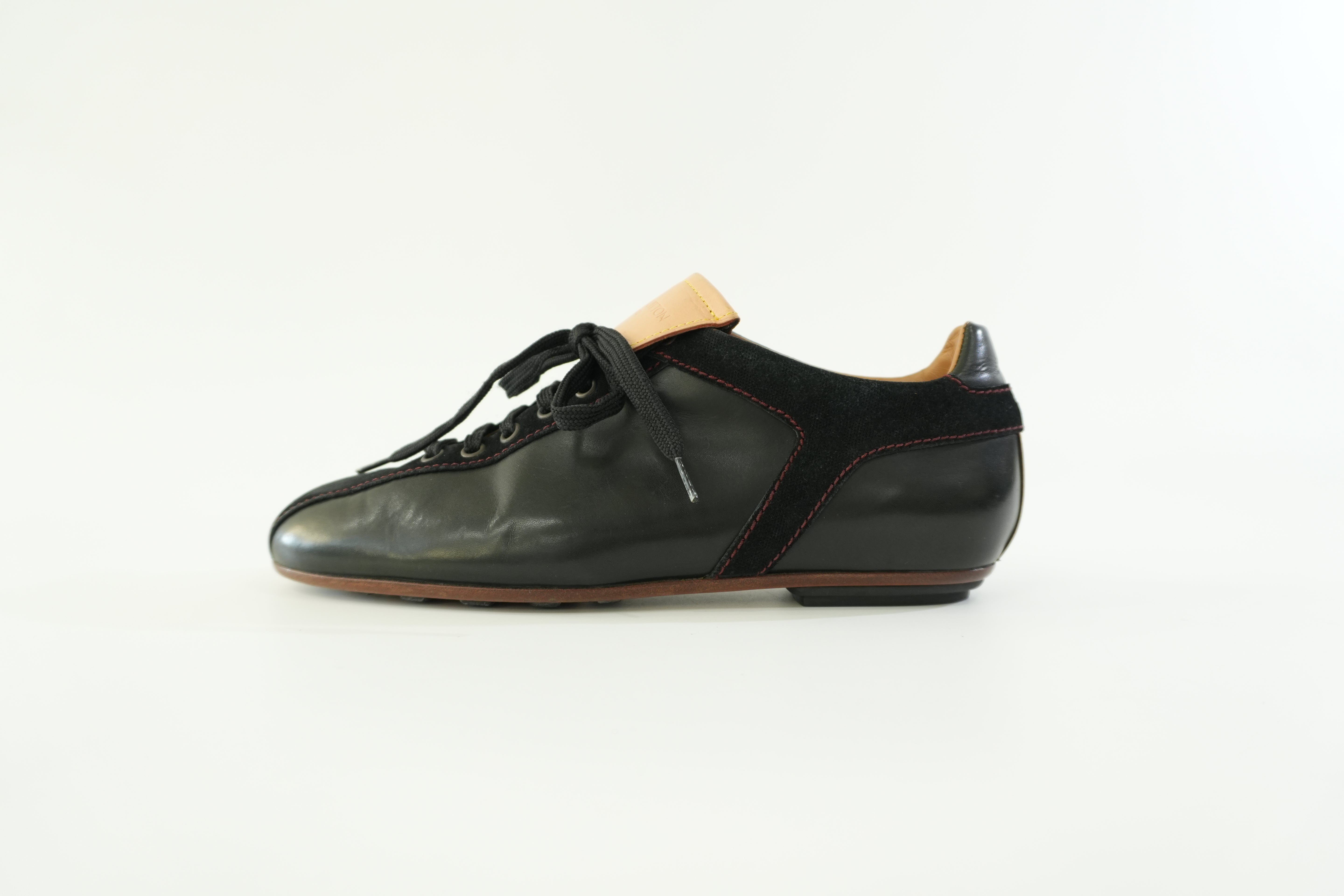 Pre-owned Louis Vuitton Leather Shoes Size 7 Black