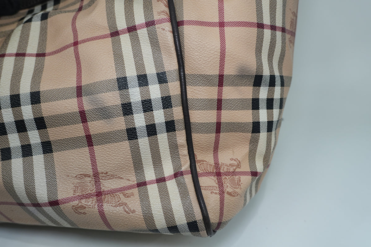 Pre-Owned Haymarket Check Canterbury Tote Bag