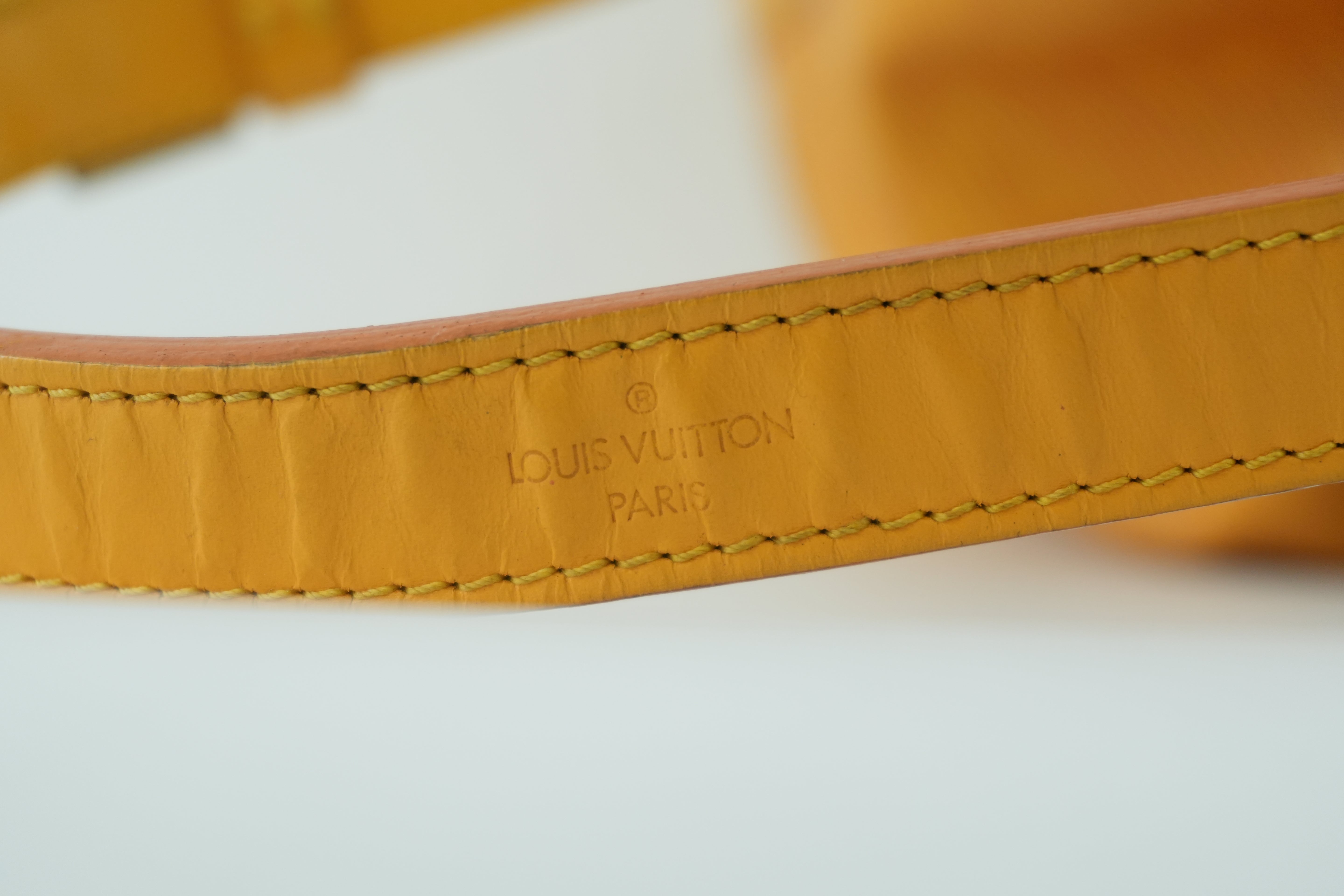 Louis Vuitton Noe GM Shoulder Bag Yellow Used