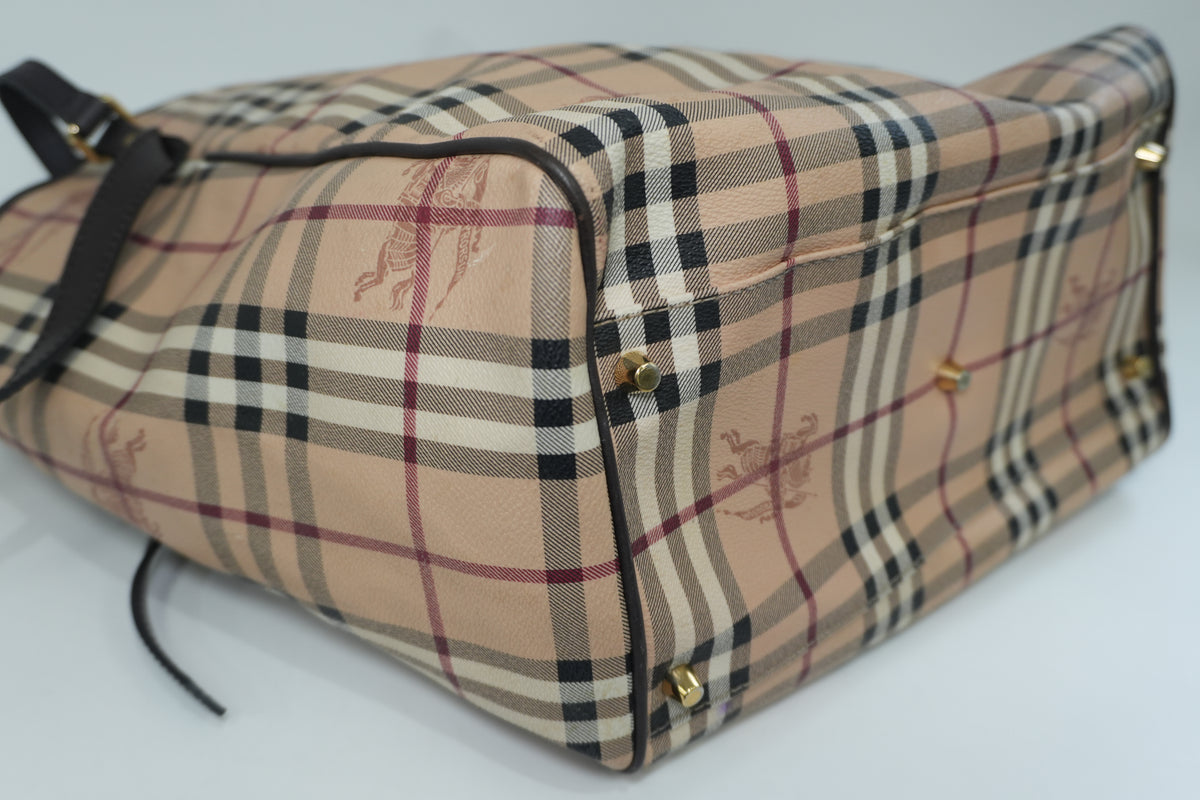 Pre-Owned Haymarket Check Canterbury Tote Bag
