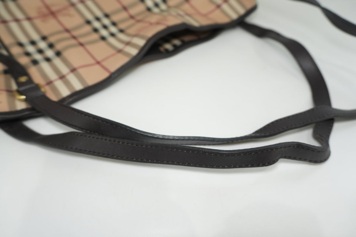 Pre-Owned Haymarket Check Canterbury Tote Bag