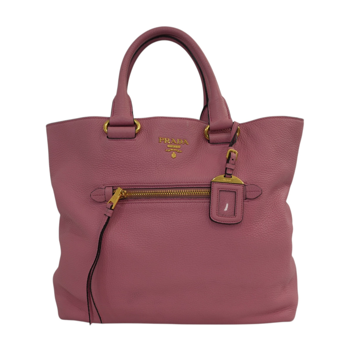 Pre-Owned Prada Daino Tote Bag Pink