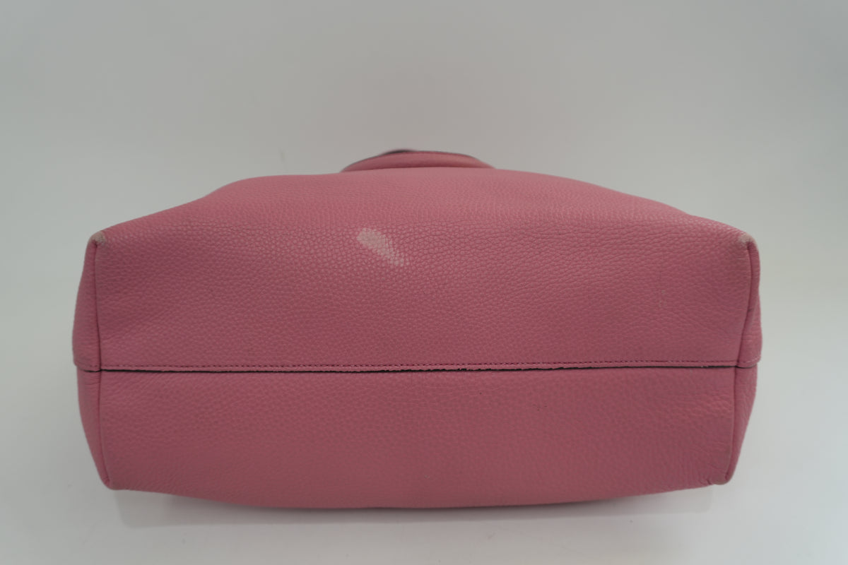 Pre-Owned Prada Daino Tote Bag Pink