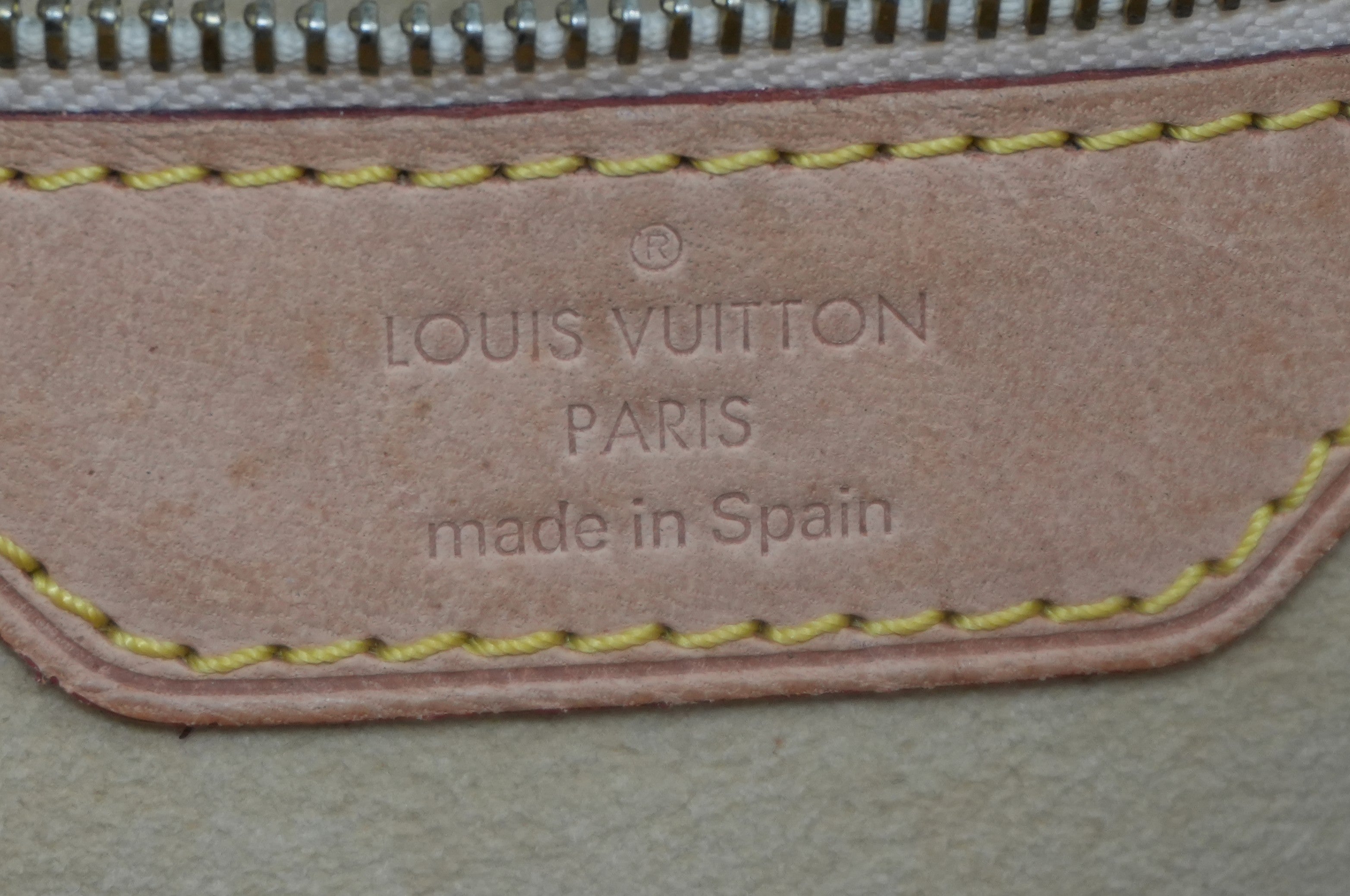 Louis Vuitton Damier Azur Hampstead MM Shoulder Tote Bag Used