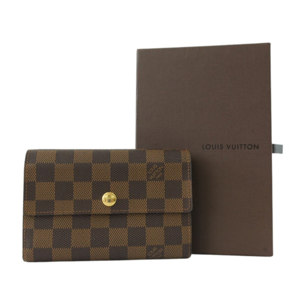 Louis Vuitton Damier Ebene Short Wallet Used