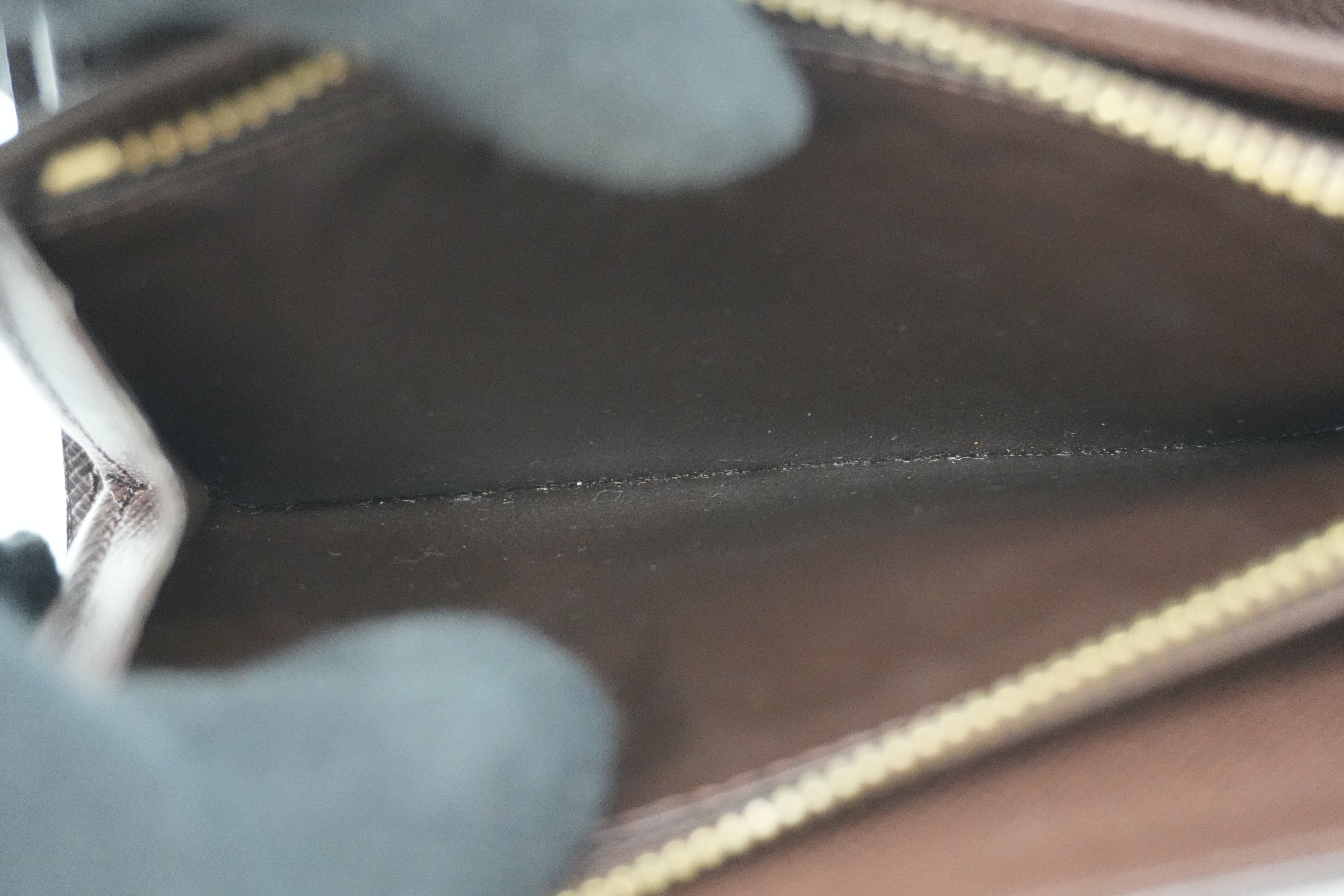 Louis Vuitton Damier Ebene Short Wallet Used