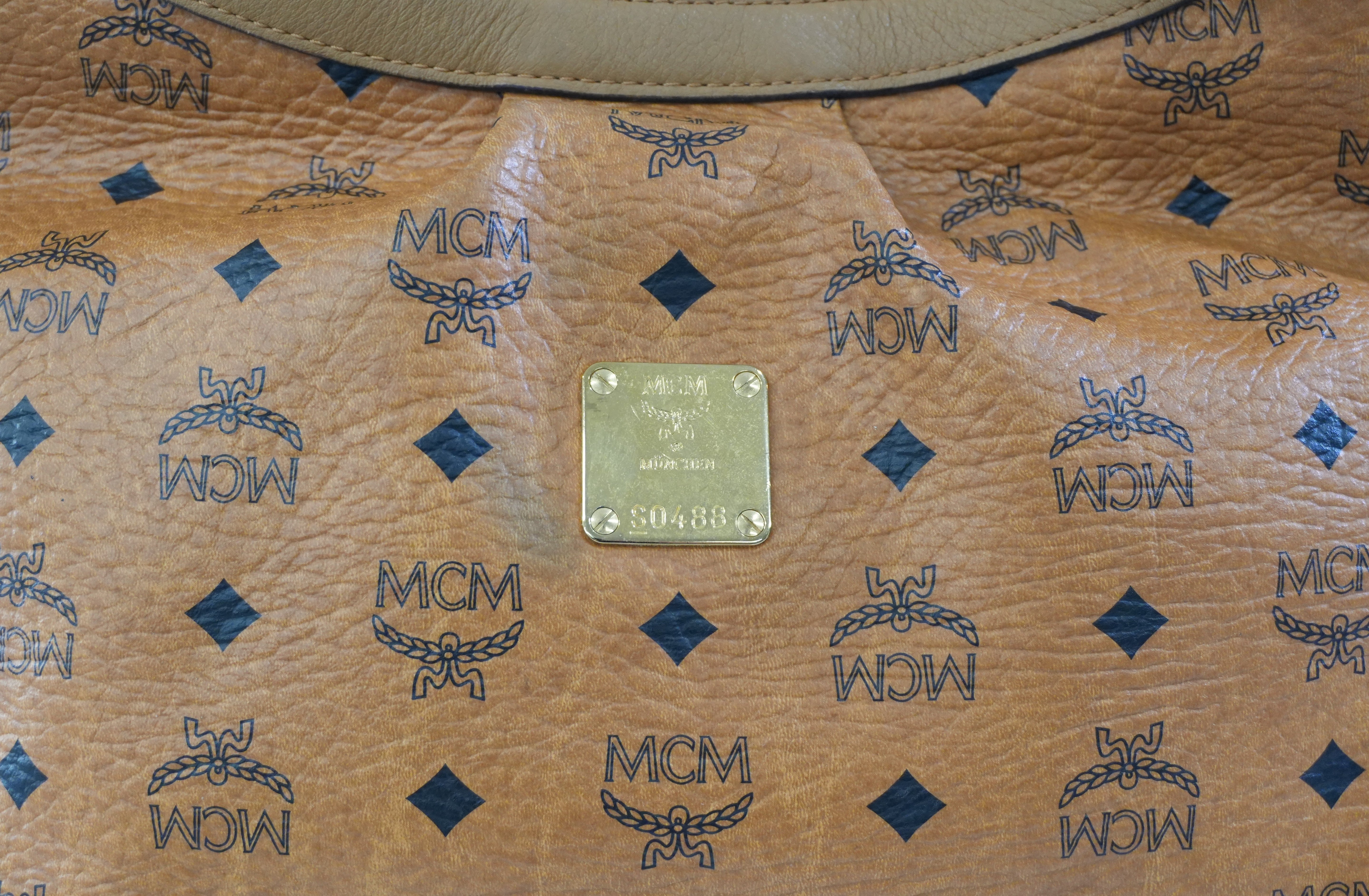 Pre-owned MCM Hobo Tote Bag Cognac
