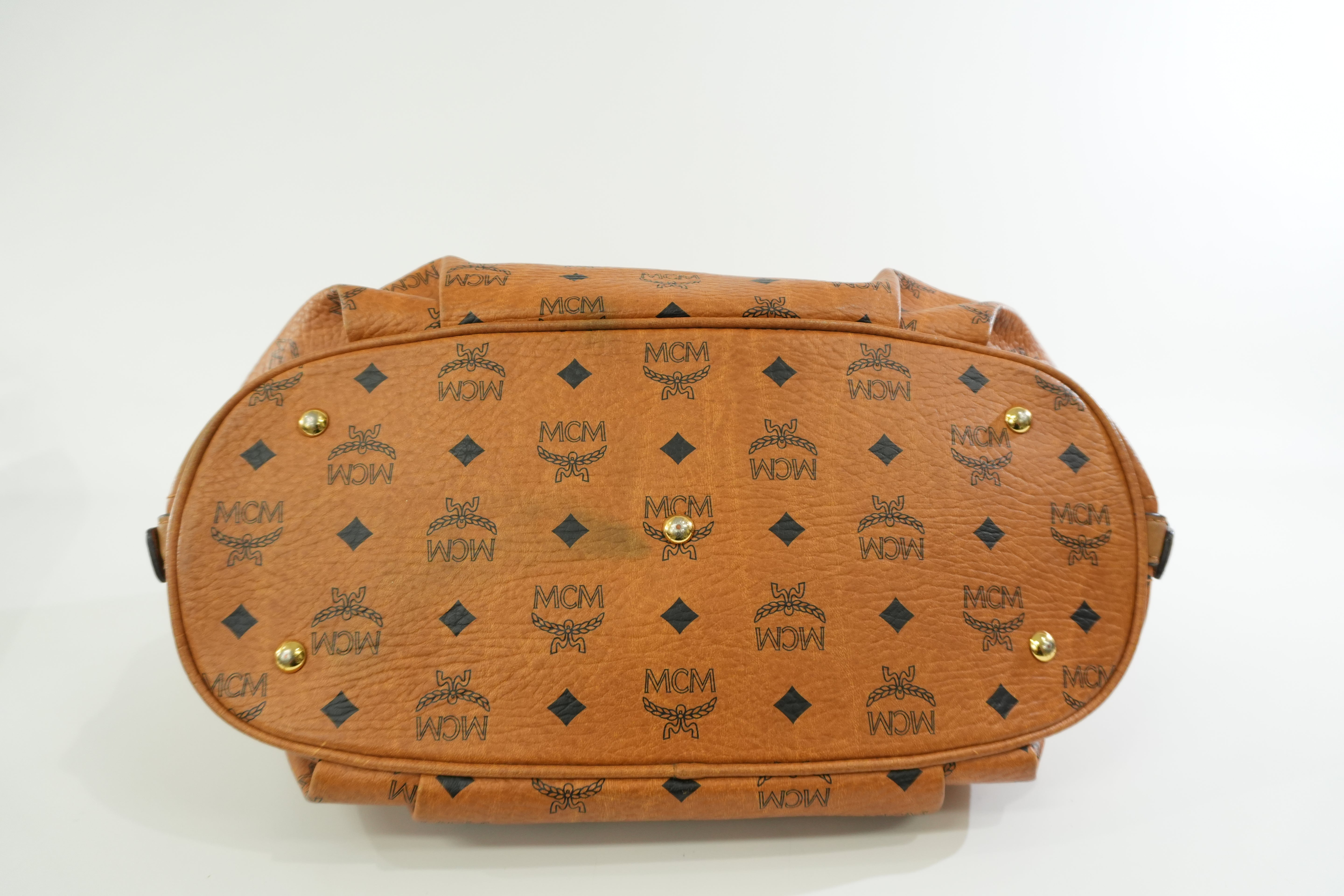 Pre-owned MCM Hobo Tote Bag Cognac