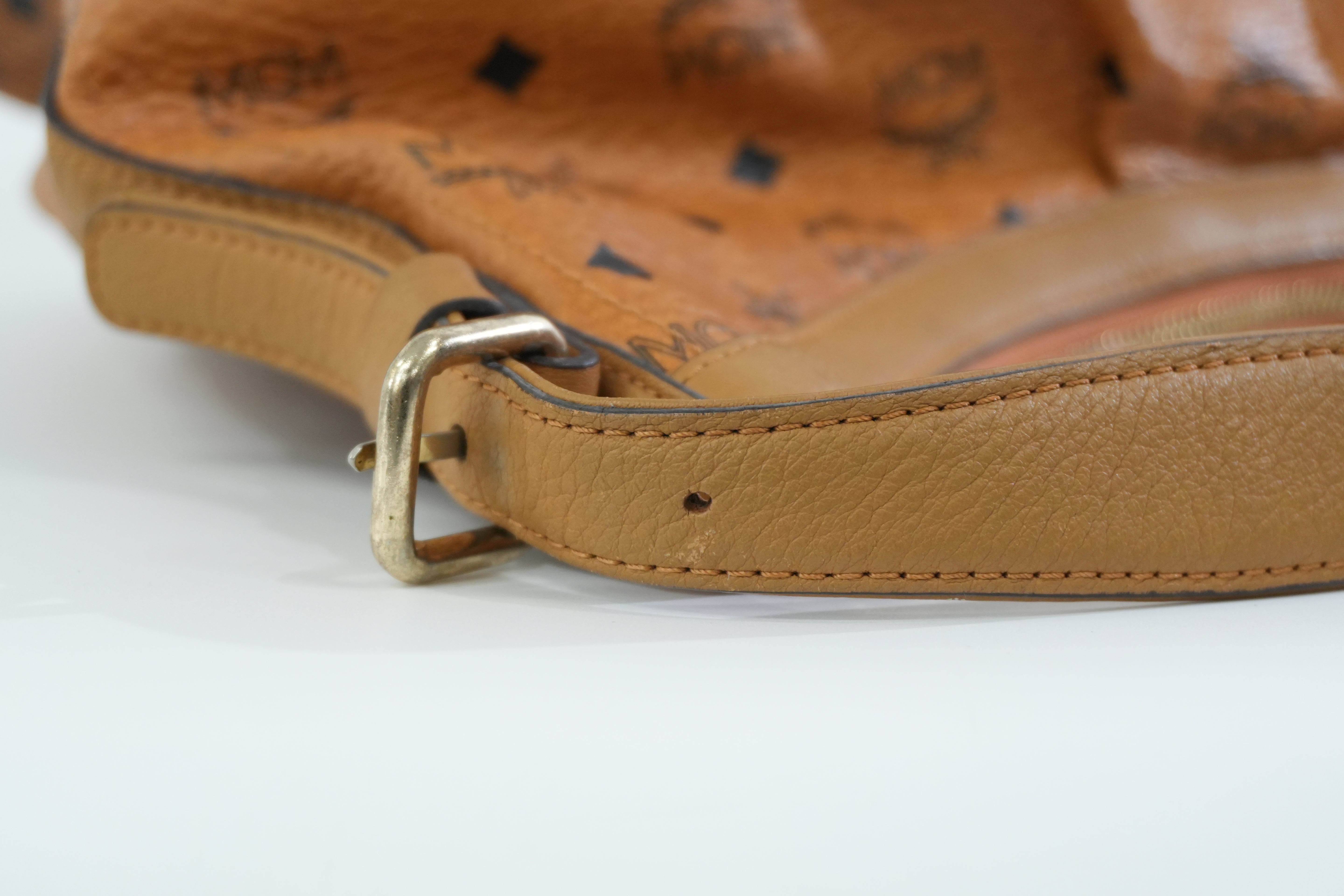 Pre-owned MCM Hobo Tote Bag Cognac