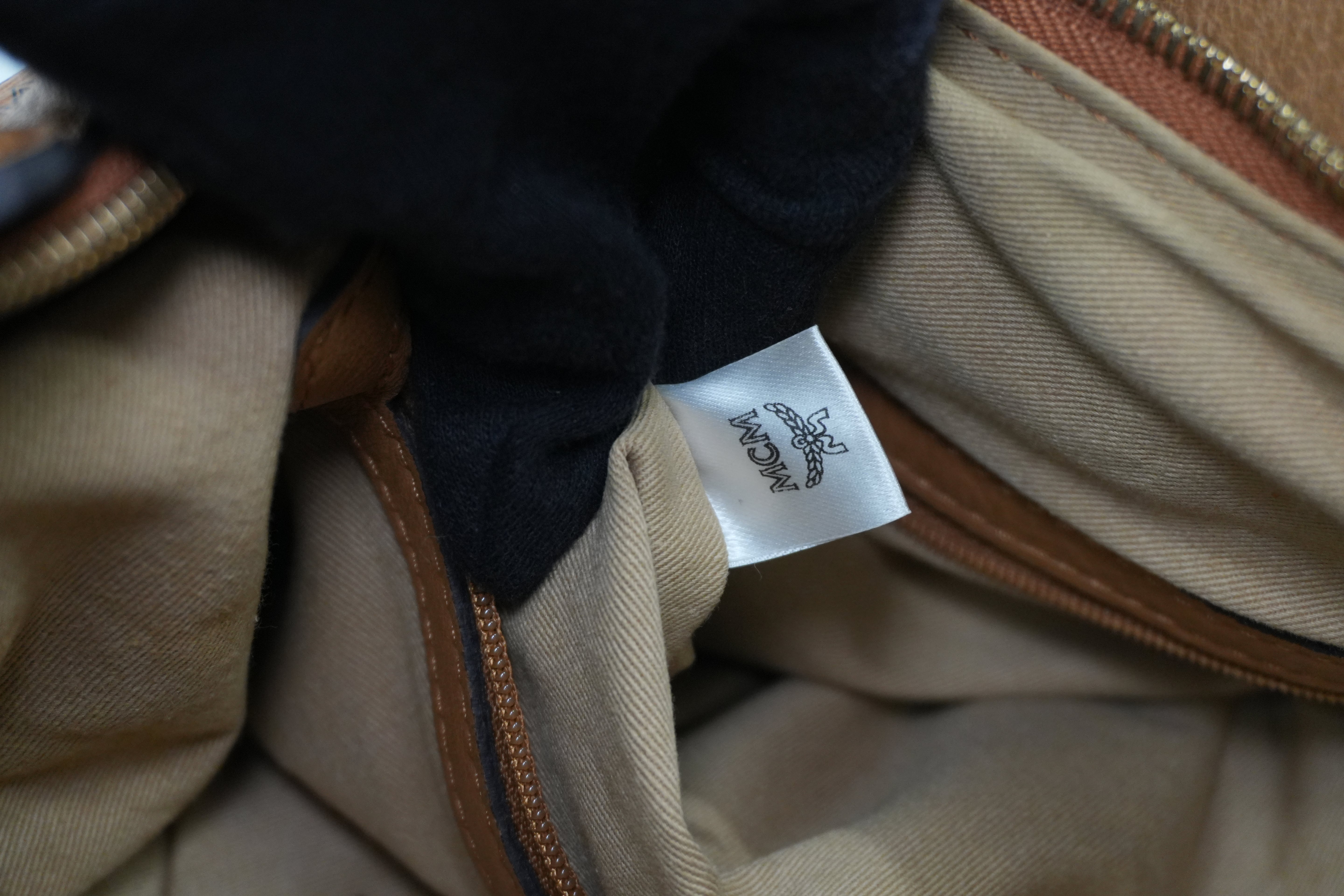 Pre-owned MCM Hobo Tote Bag Cognac