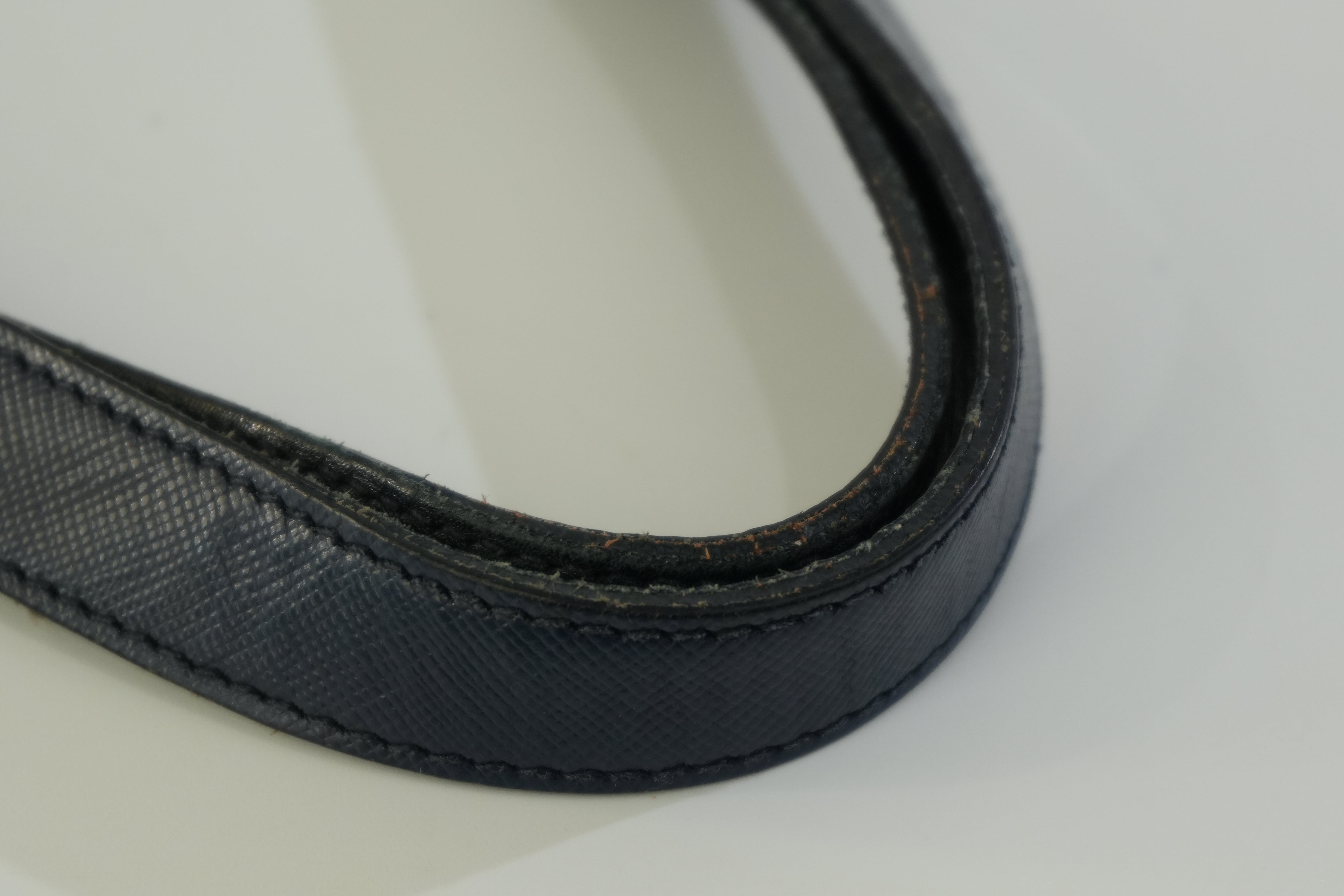 Pre-owned Prada Nylon Tote Bag Navy Blue