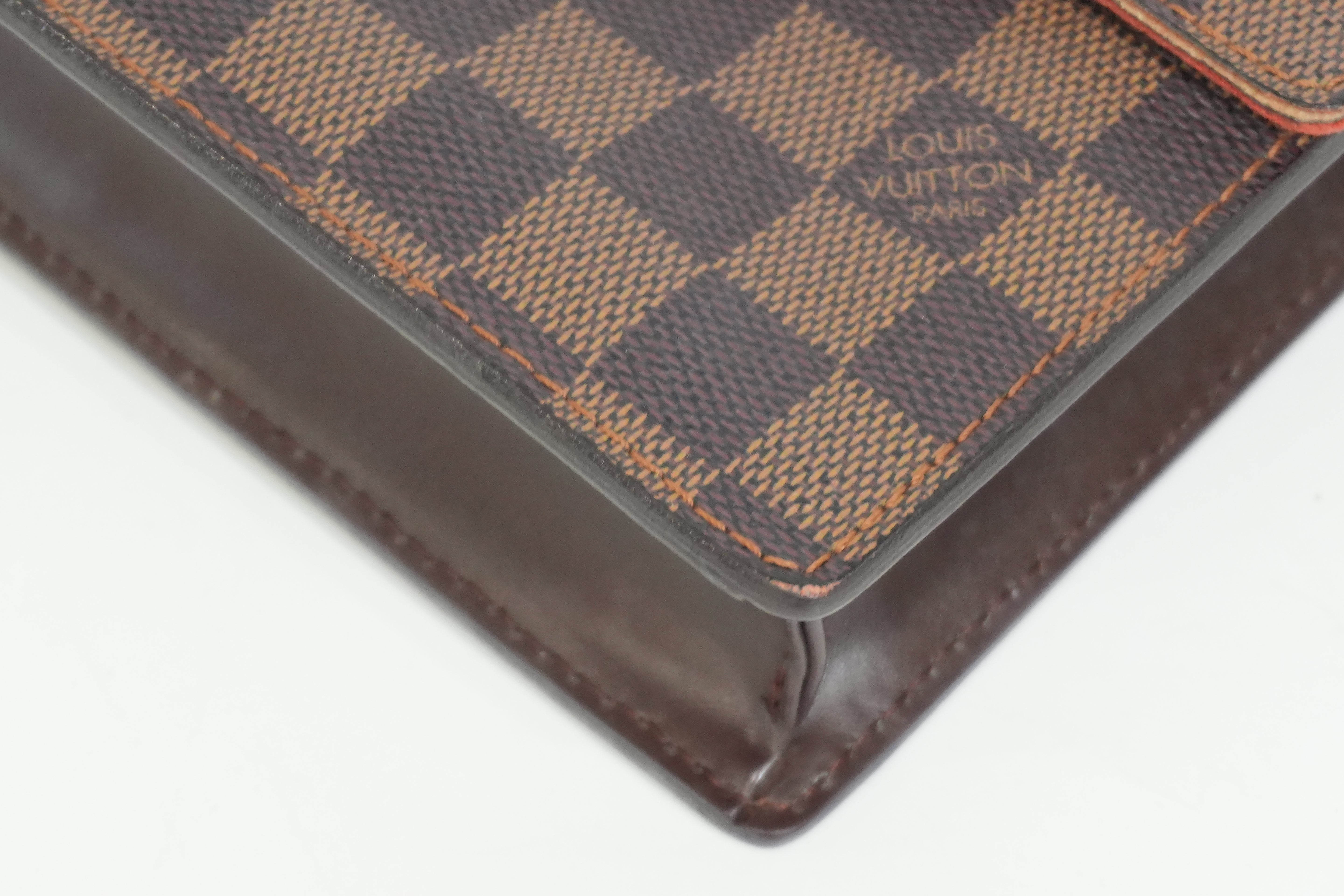 Pre-owned Louis Vuitton Damier Ebene Portobello Shoulder Bag