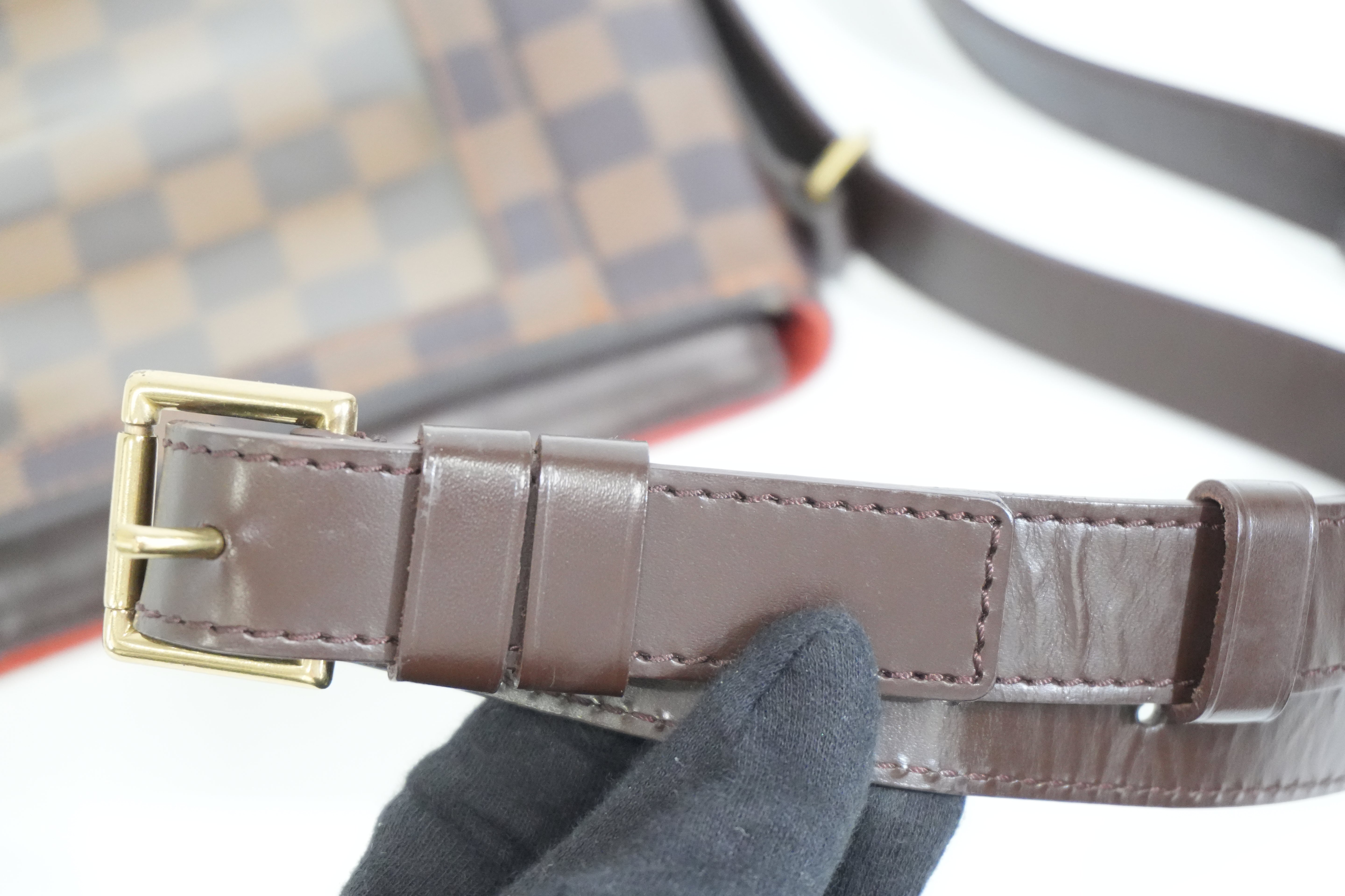 Pre-owned Louis Vuitton Damier Ebene Portobello Shoulder Bag