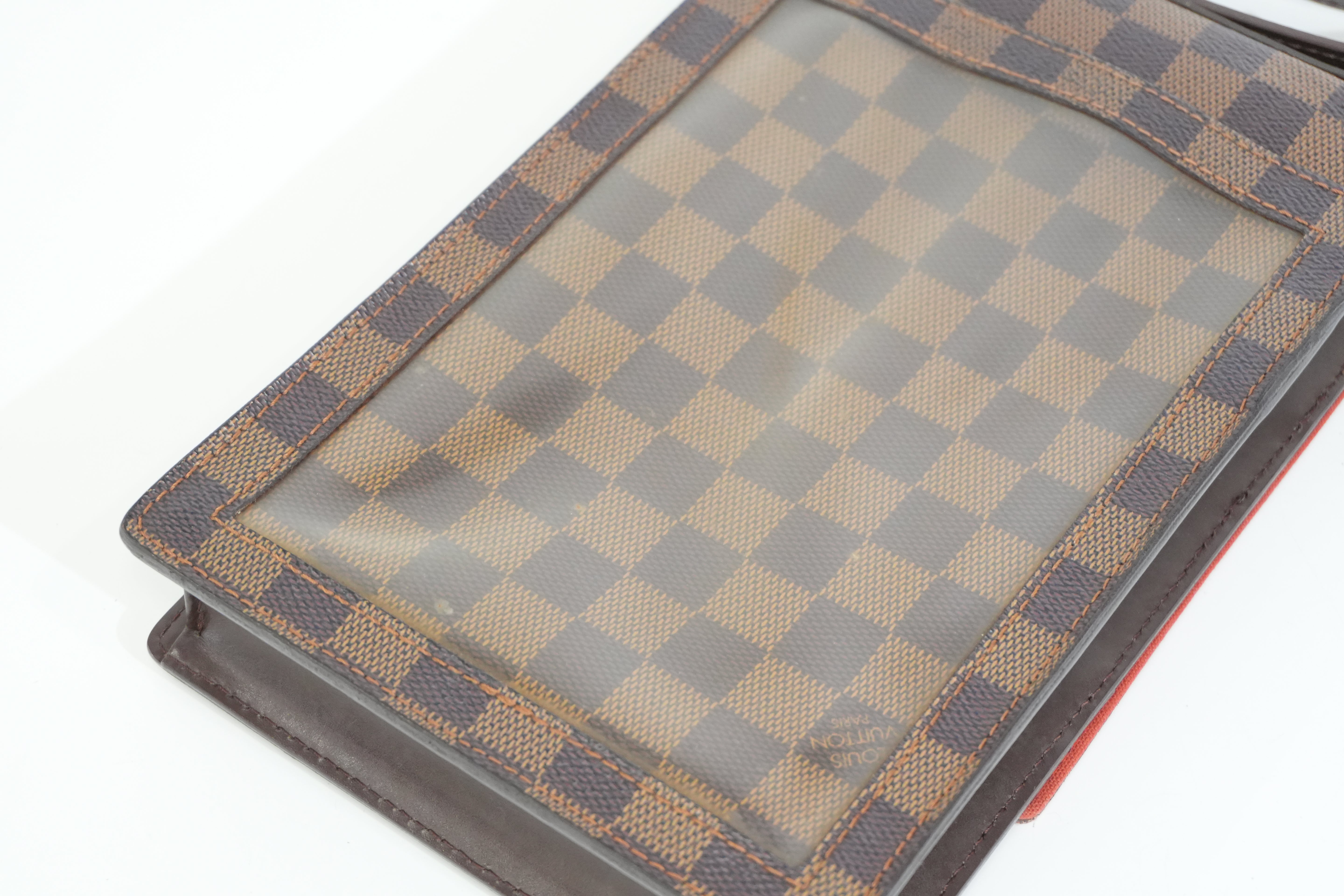 Pre-owned Louis Vuitton Damier Ebene Portobello Shoulder Bag