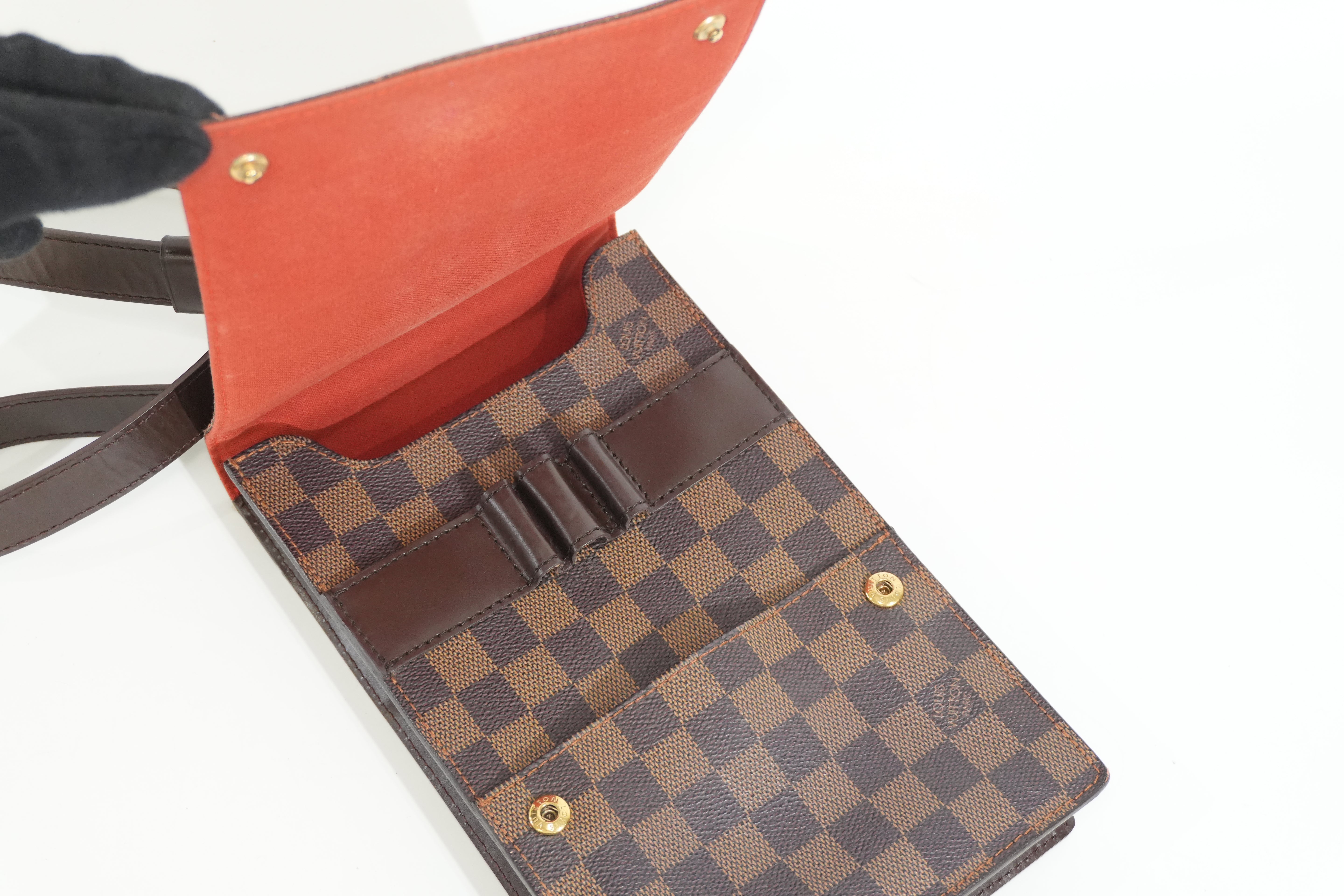 Pre-owned Louis Vuitton Damier Ebene Portobello Shoulder Bag