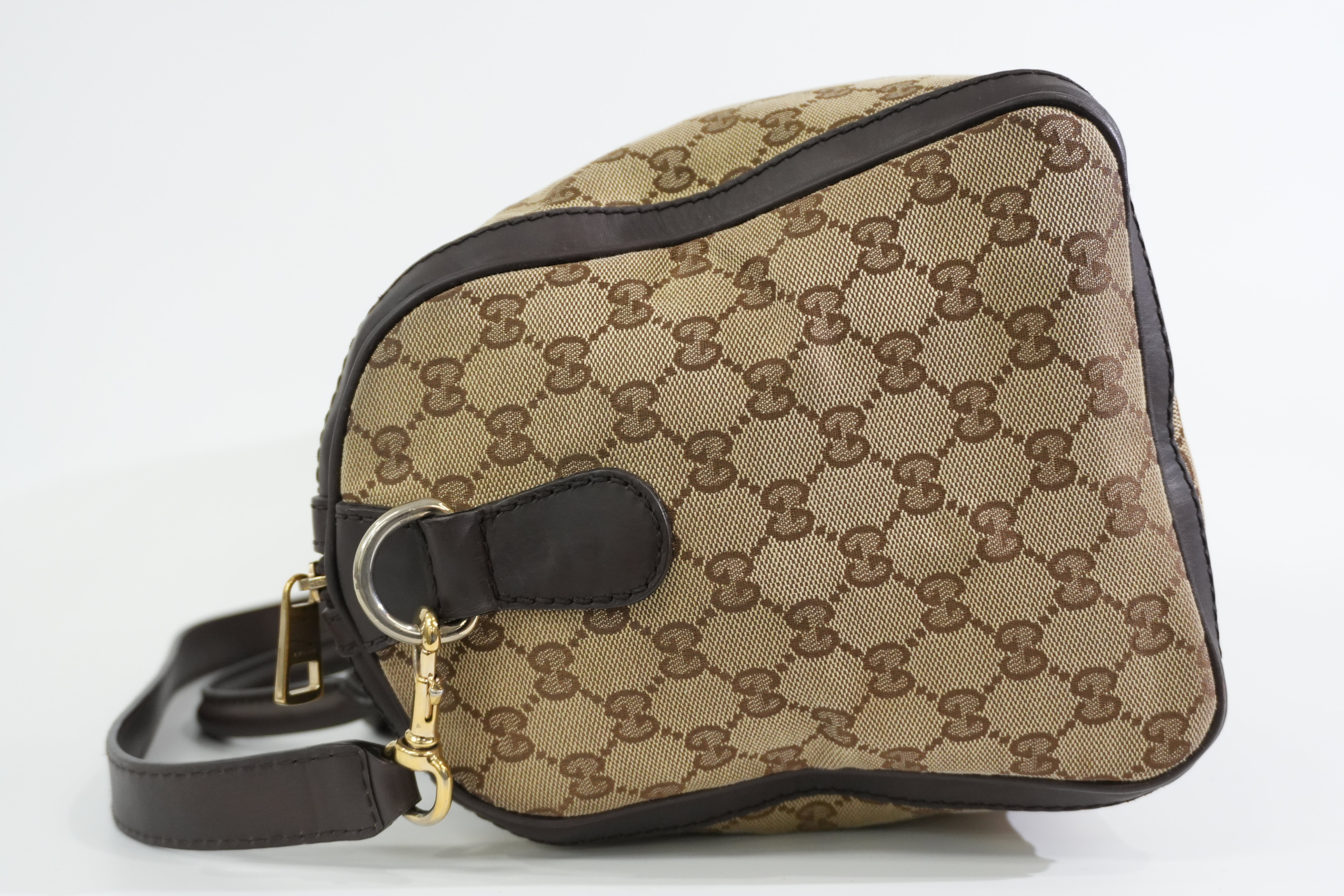 Pre-owned Gucci Two Way Ophidia Shoulder Bag Brown