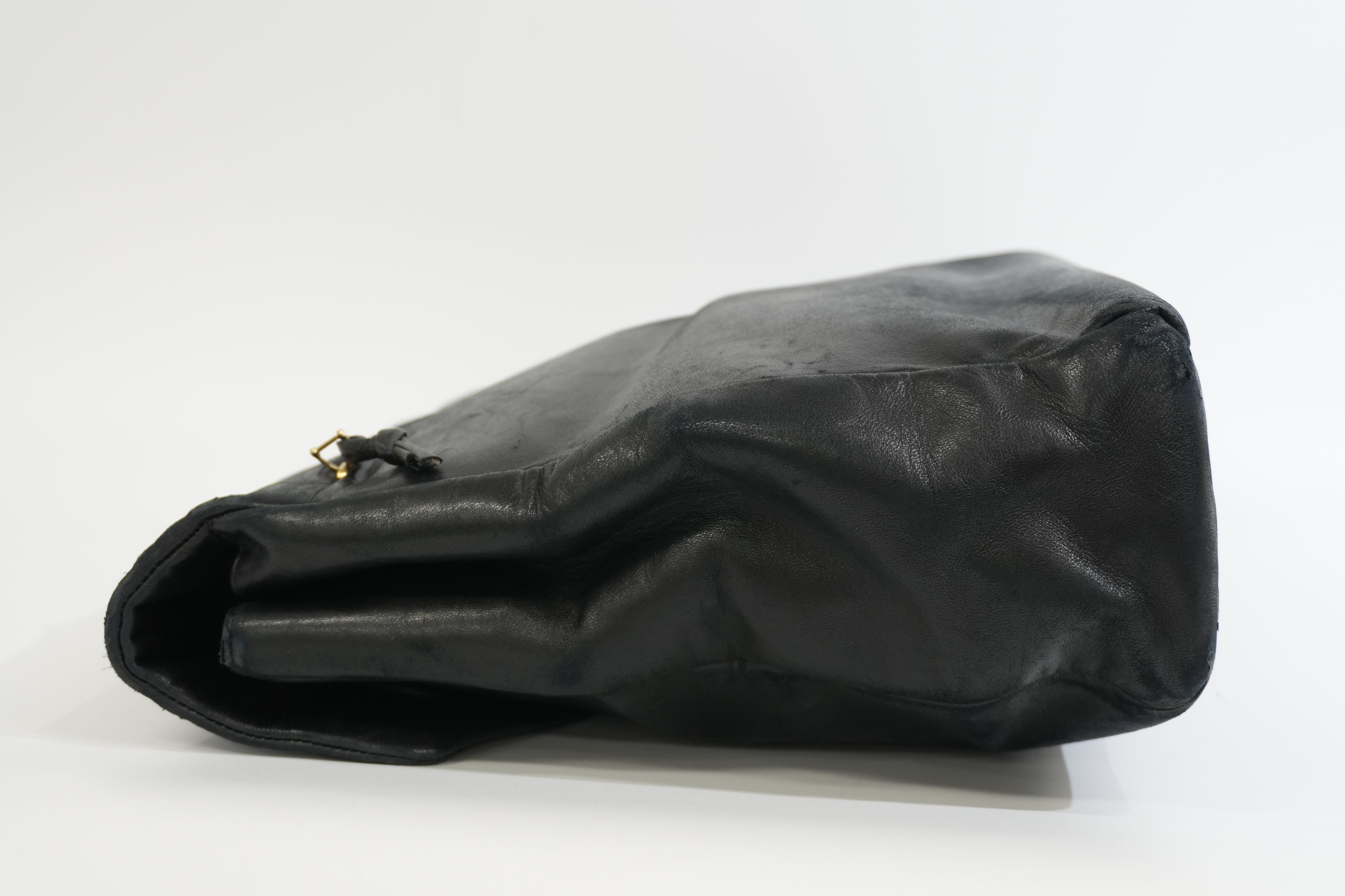 Pre-owned Bottega Briefcase Black