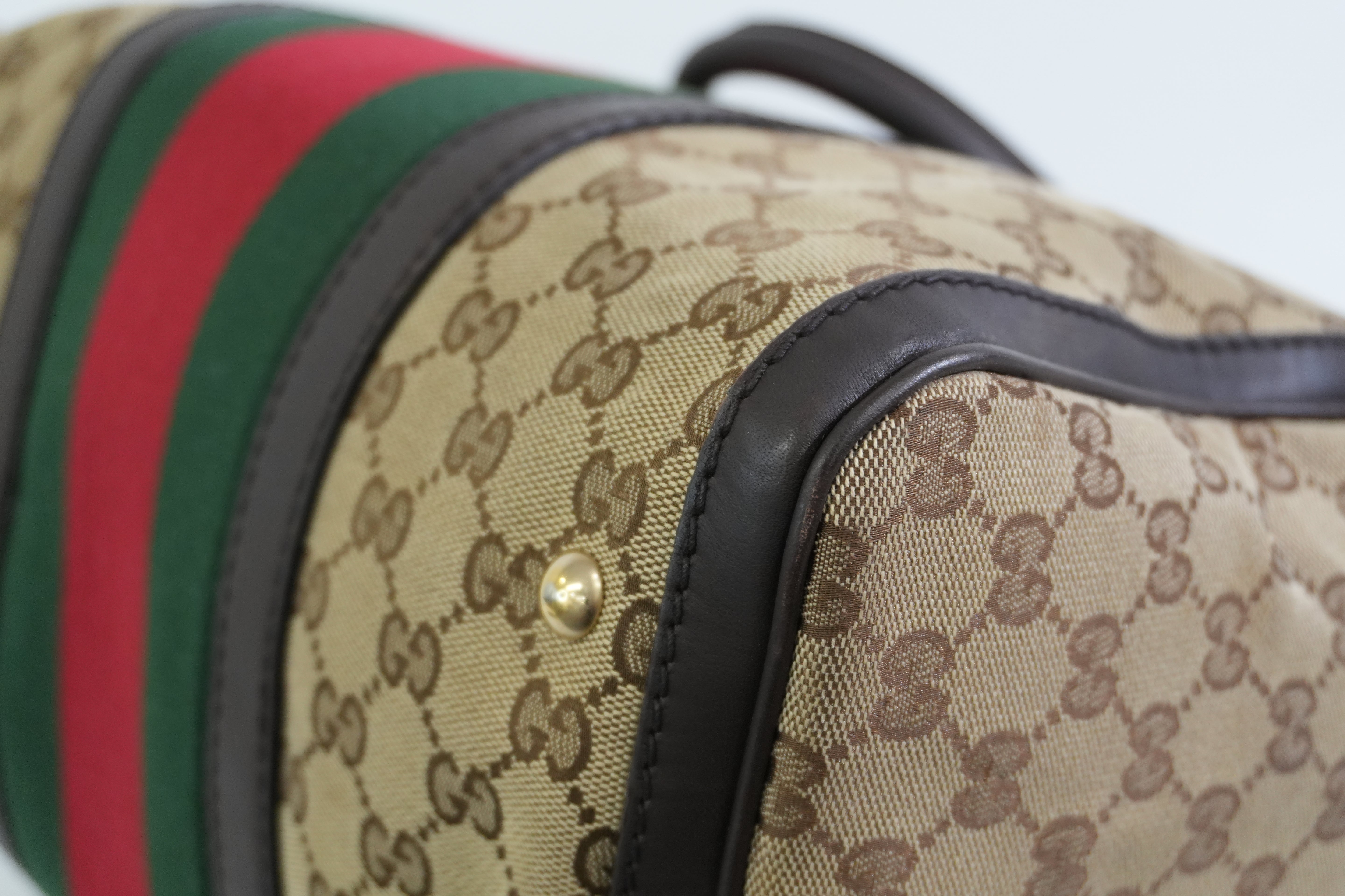 Pre-owned Gucci Two Way Ophidia Shoulder Bag Brown