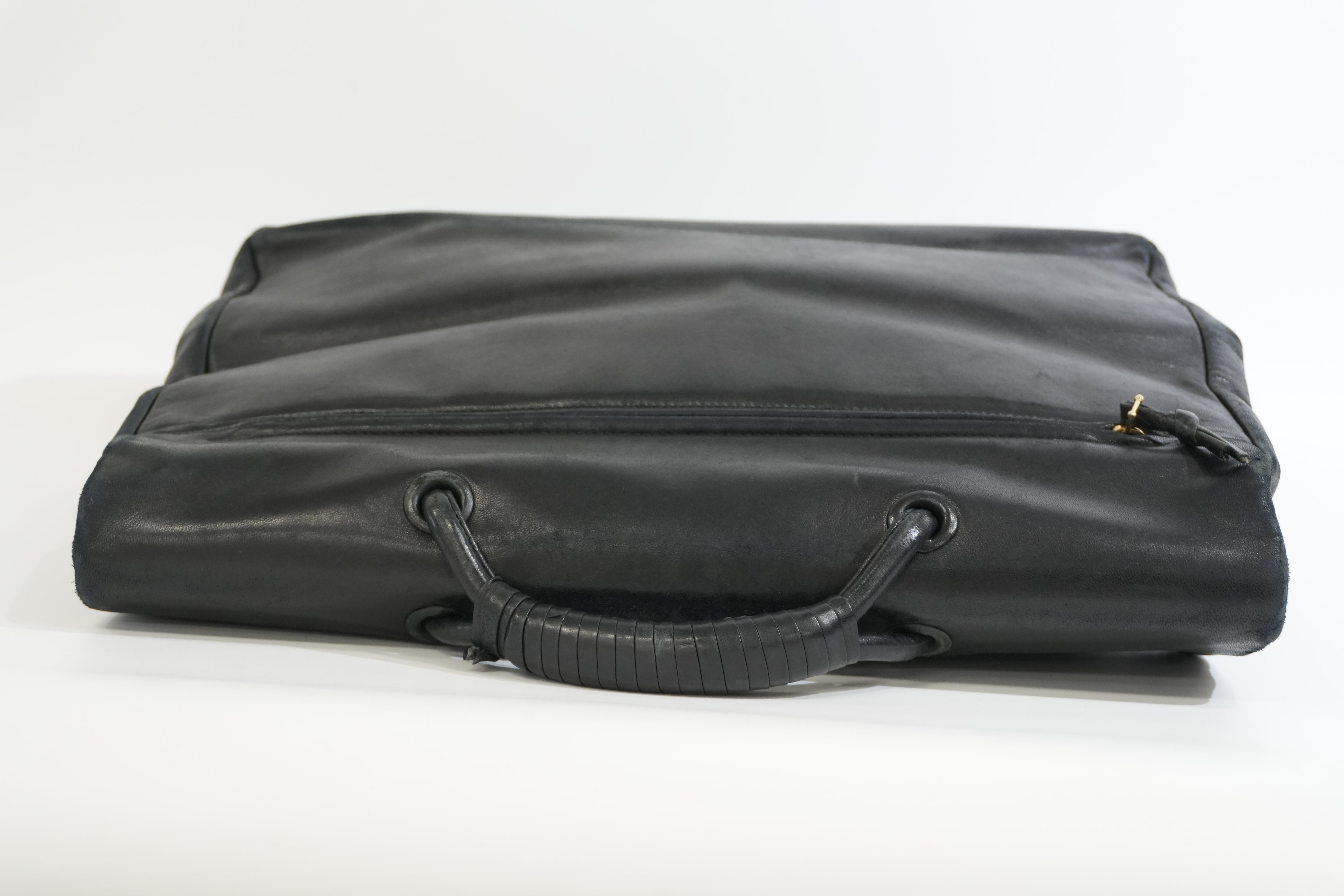 Pre-owned Bottega Briefcase Black