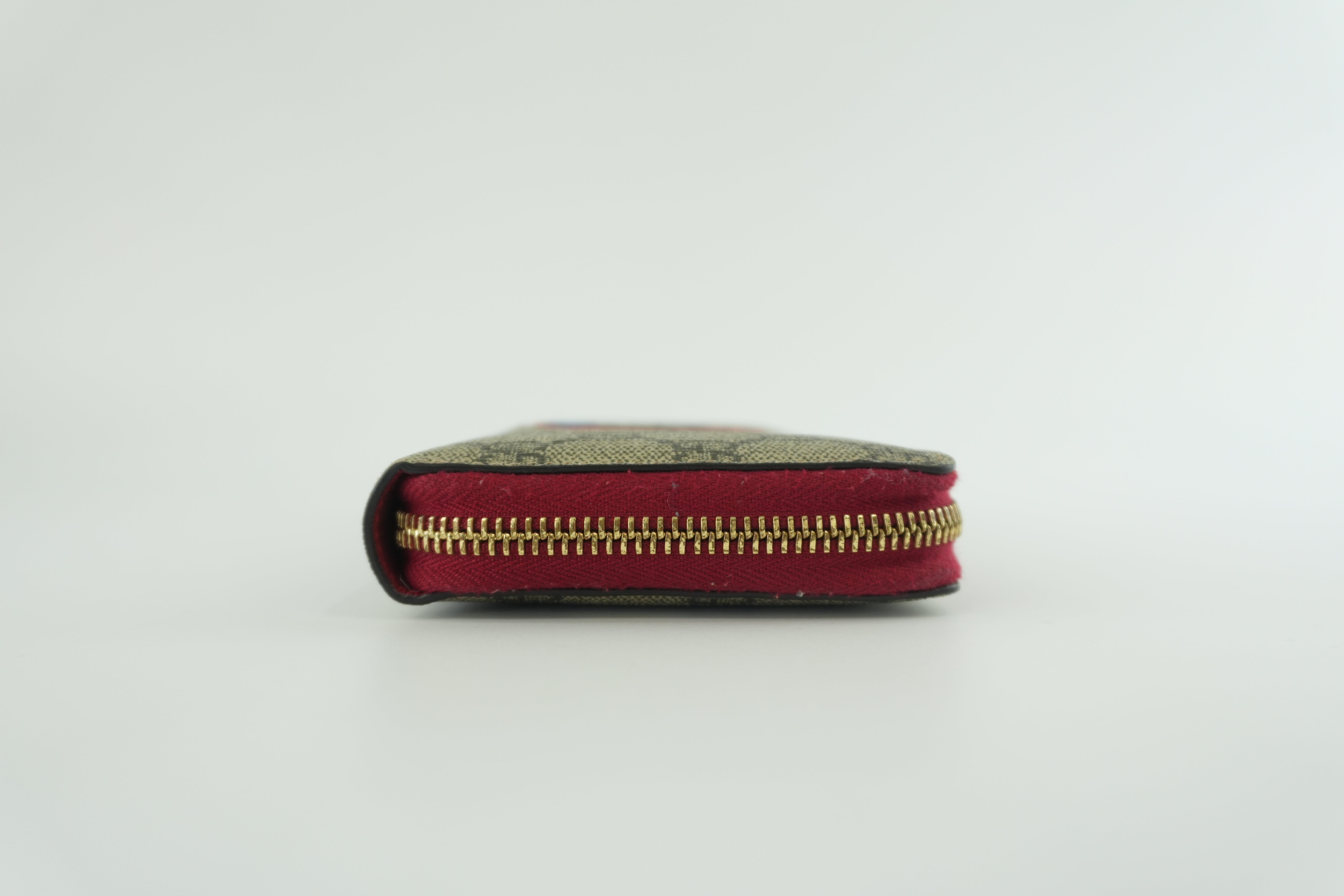 Gucci Supreme Cat Long Wallet Used