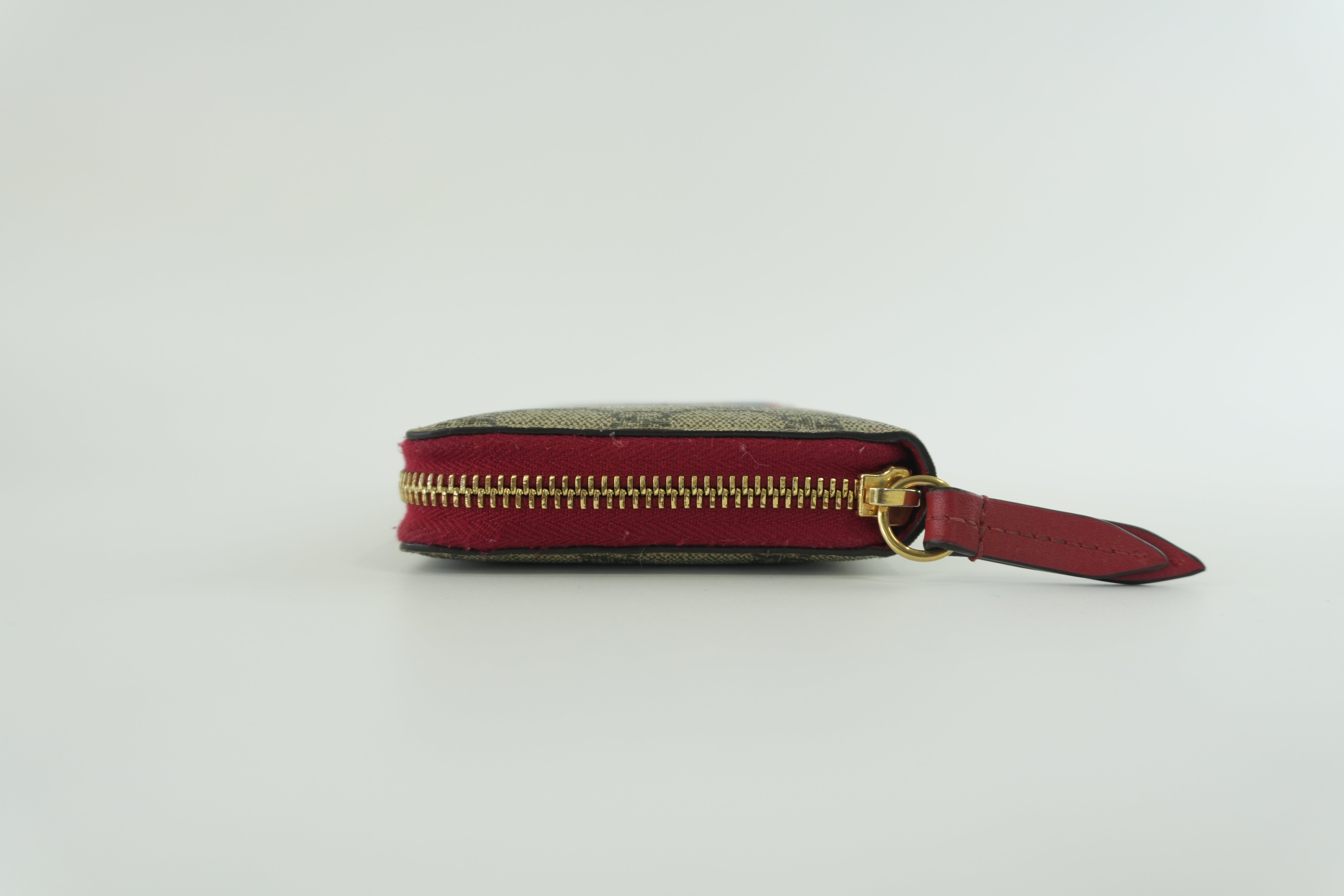 Gucci Supreme Cat Long Wallet Used