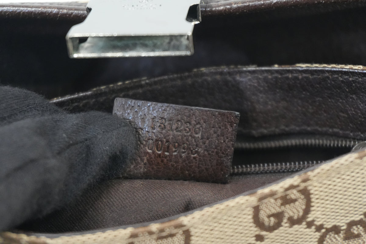 Pre-Owned Gucci GucciSima Belt Bag Brown