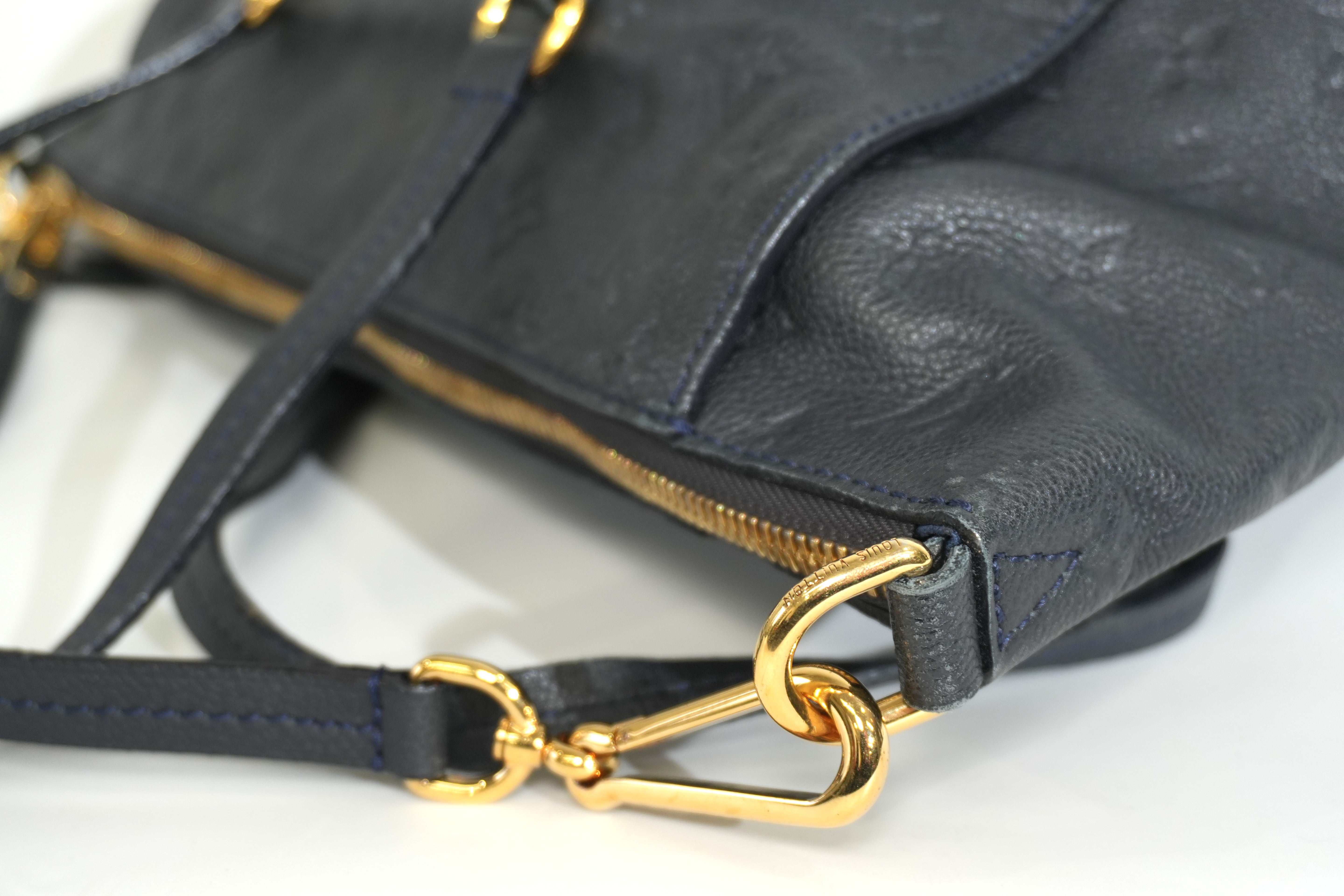 Pre-owned Louis Vuitton Impriente Lumineuse PM Shoulder Bag Navy Blue