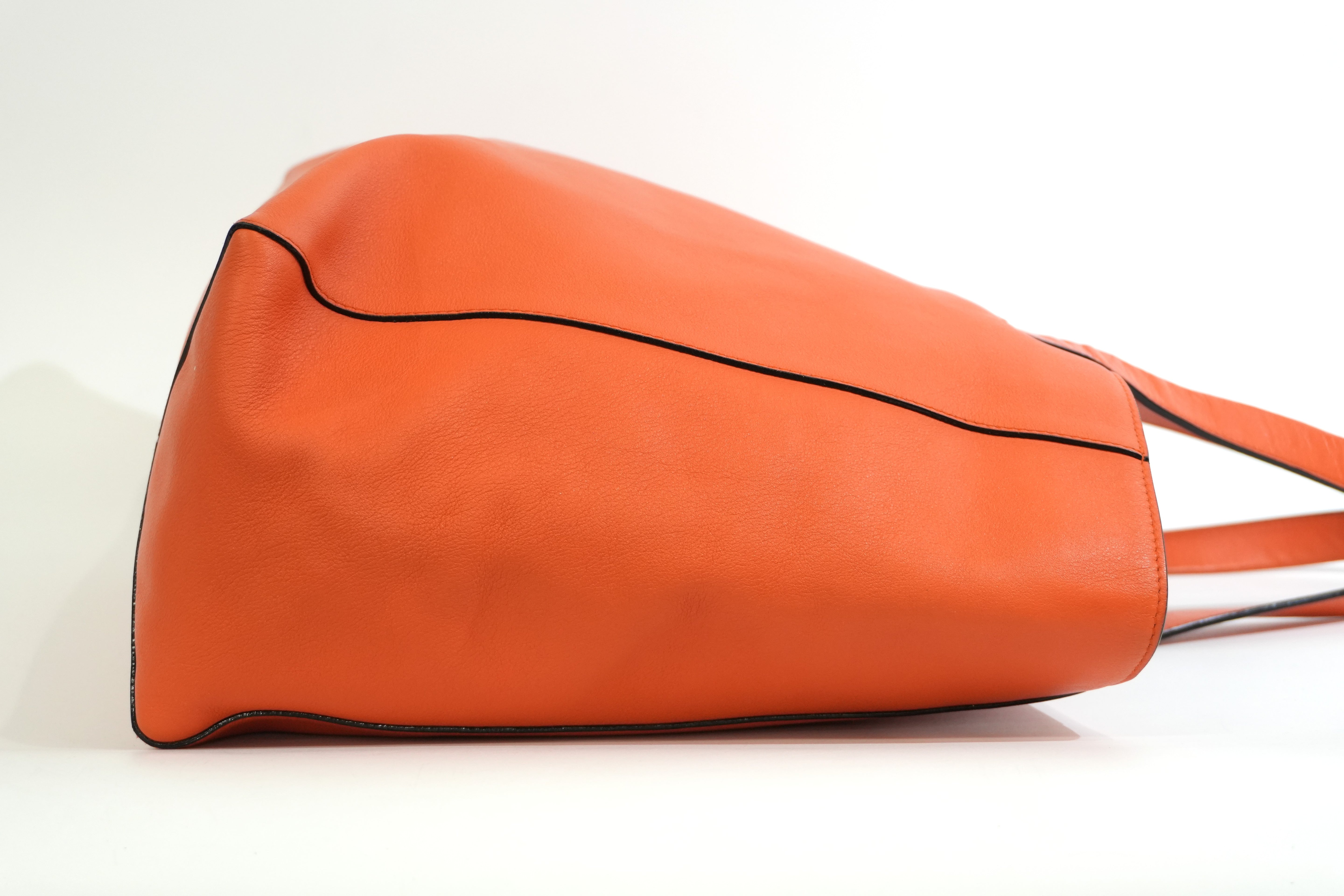 Pre-owned Loewe East West Tote Bag Orange