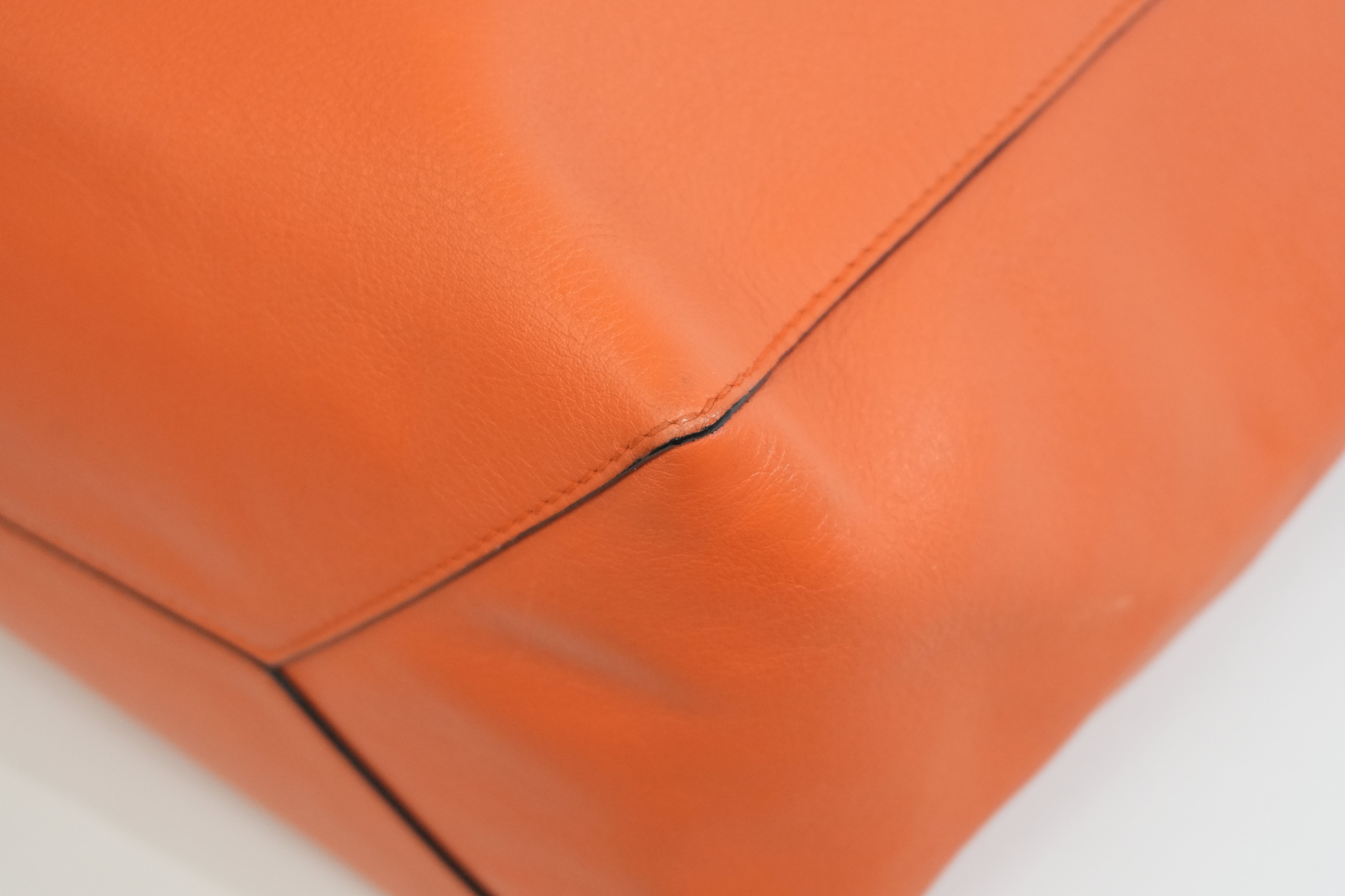 Pre-owned Loewe East West Tote Bag Orange