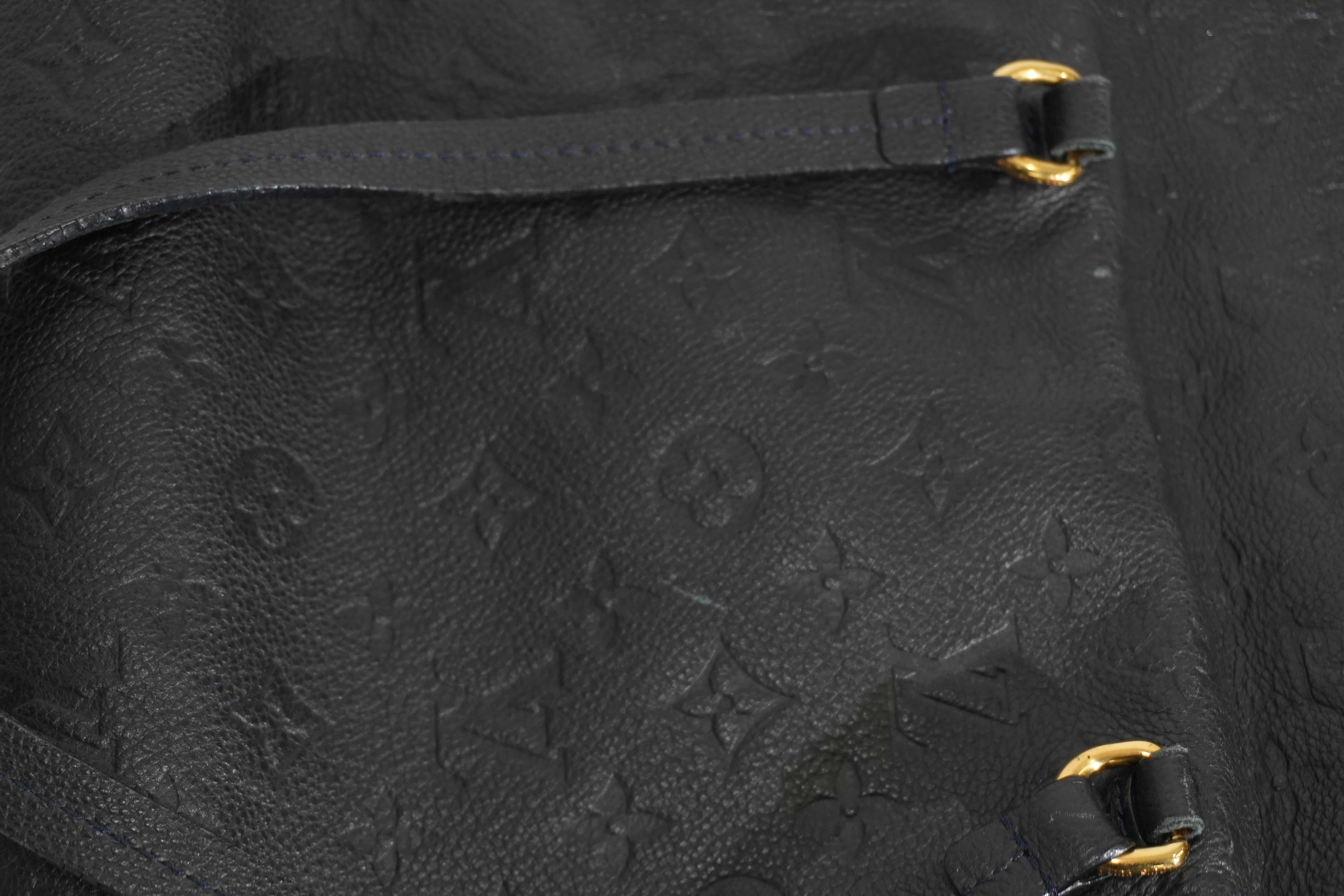 Pre-owned Louis Vuitton Impriente Lumineuse PM Shoulder Bag Navy Blue