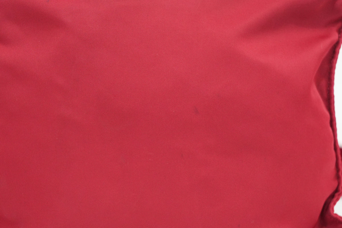 Pre-Owned Prada Nylon Crossbody Bag Red