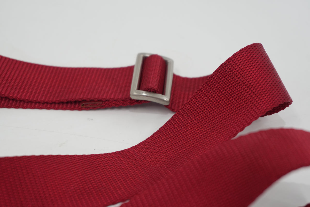 Pre-Owned Prada Nylon Crossbody Bag Red
