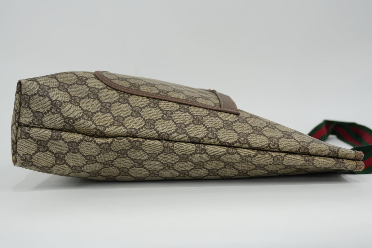 Pre-Owned Gucci Ophidia vertical Tote Bag Brown