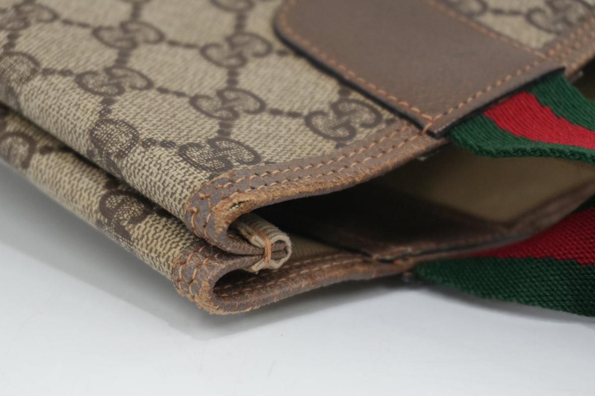 Pre-Owned Gucci Ophidia vertical Tote Bag Brown