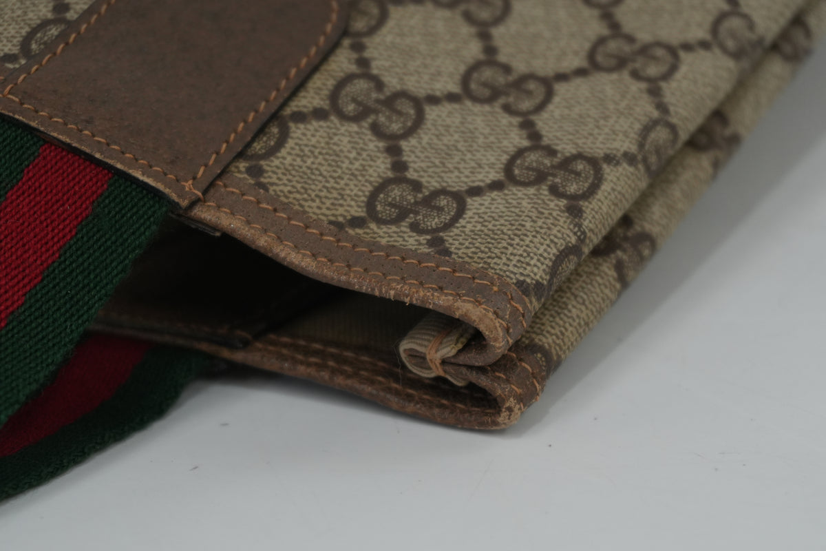 Pre-Owned Gucci Ophidia vertical Tote Bag Brown