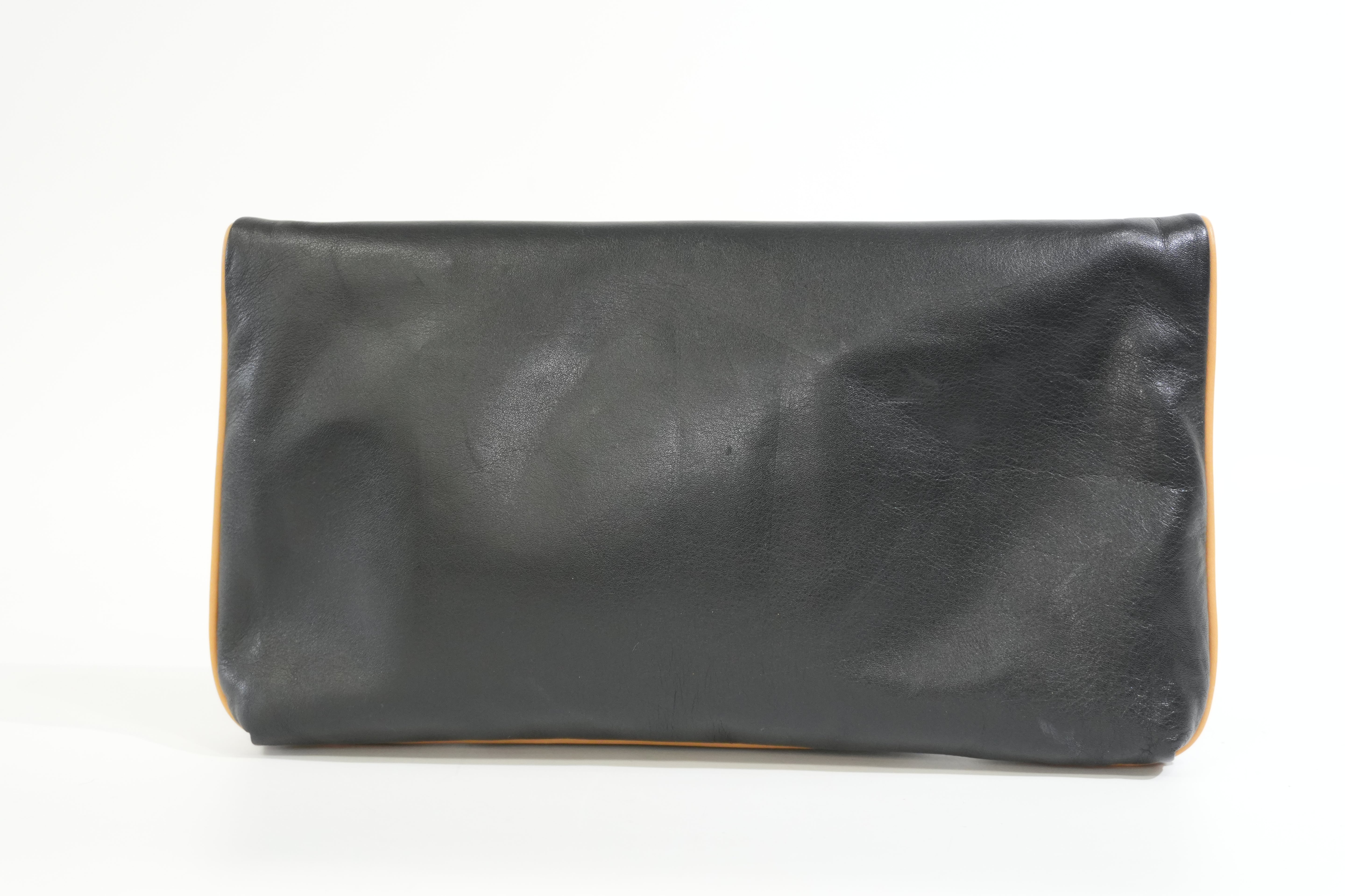 Pre-owned Celine Clutch Bag Black